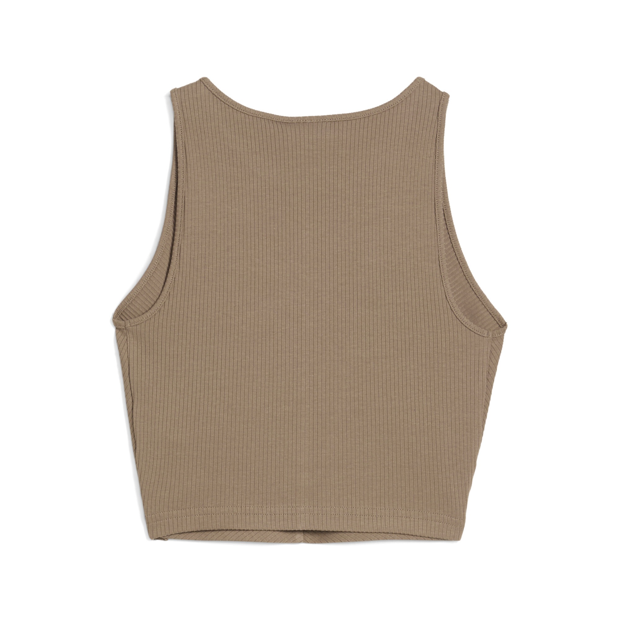 PUMA T-Shirt »WARDROBE ESS Geripptes Crop-Top Damen«