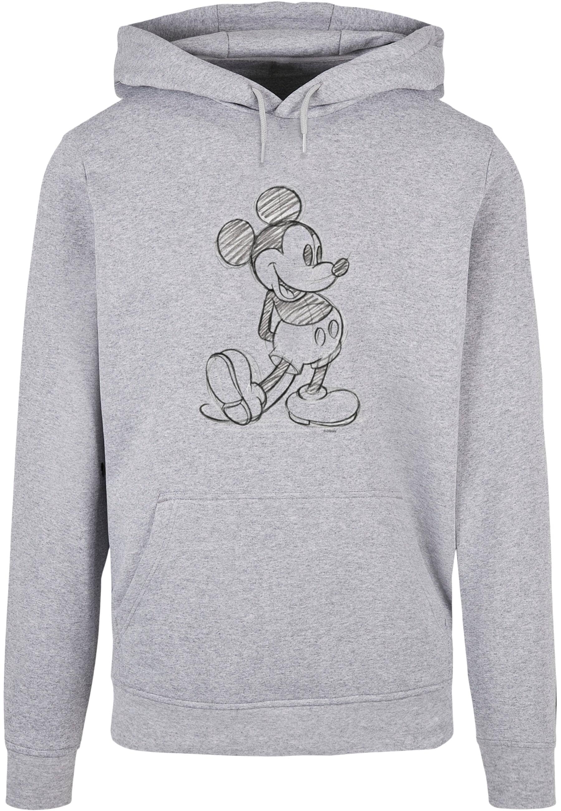 Kapuzensweatshirt »ABSOLUTE CULT Herren Mickey Mouse - Sketch Kick Hoody«, (1 tlg.)