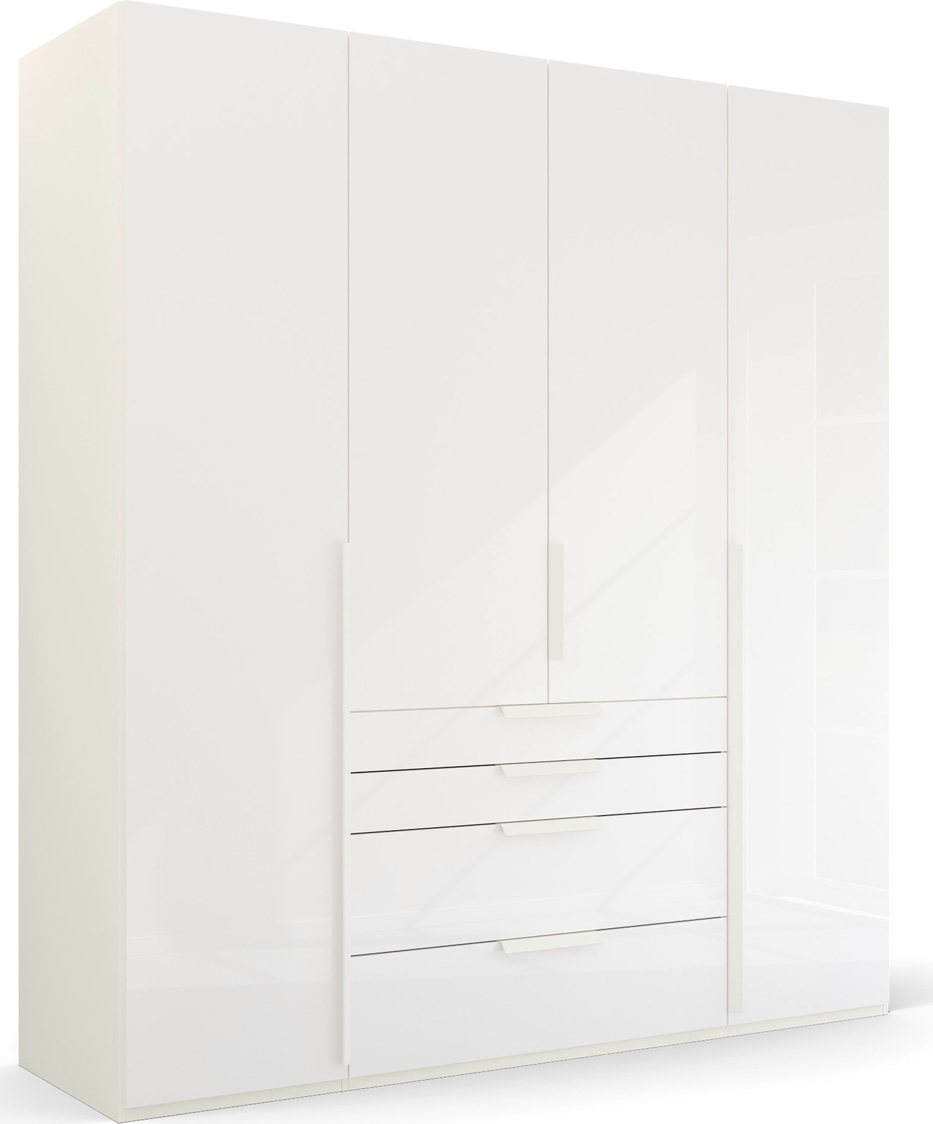 rauch Drehtürenschrank »Purisma«, mit Glasfront, Schubladen und umfangreichem Zubehör, mit Soft-Close