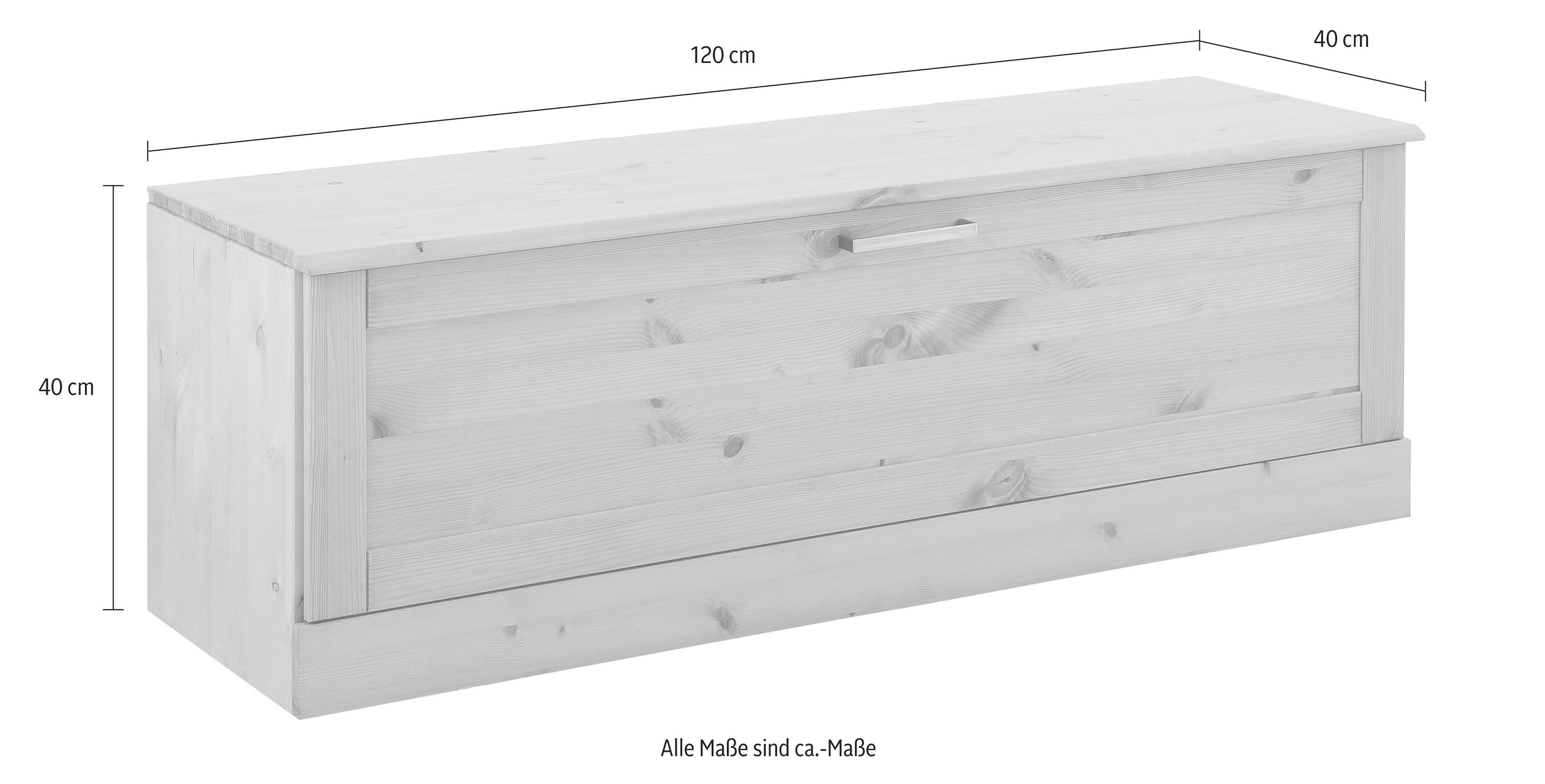 Home affaire Lowboard »Santorin«, Breite 120 cm