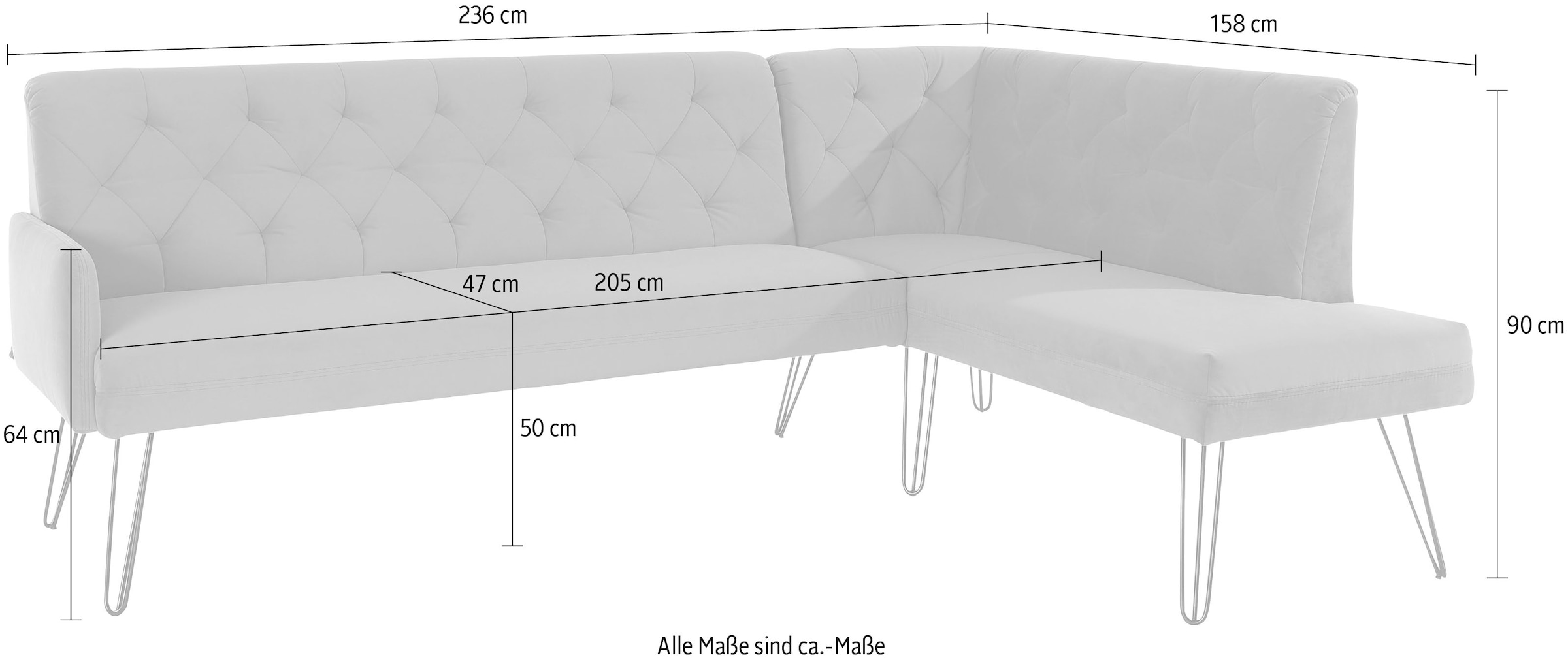 Raum im BAUR | »Doppio«, Friday - exxpo Eckbank stellbar Black fashion Frei sofa