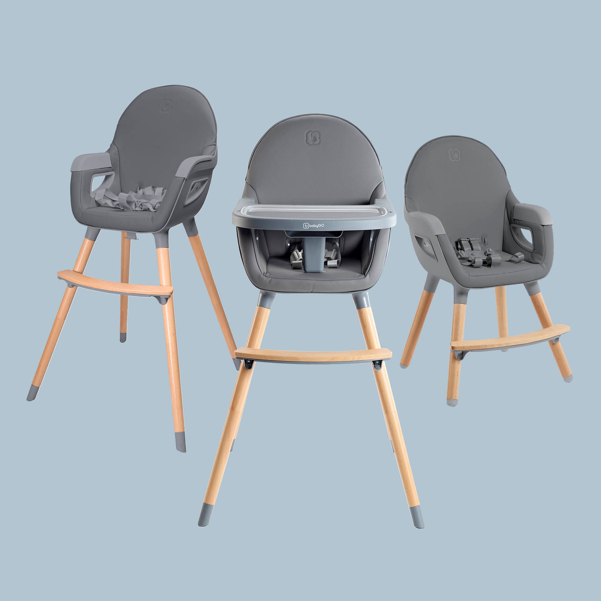BabyGo Hochstuhl »Scandi - wood«