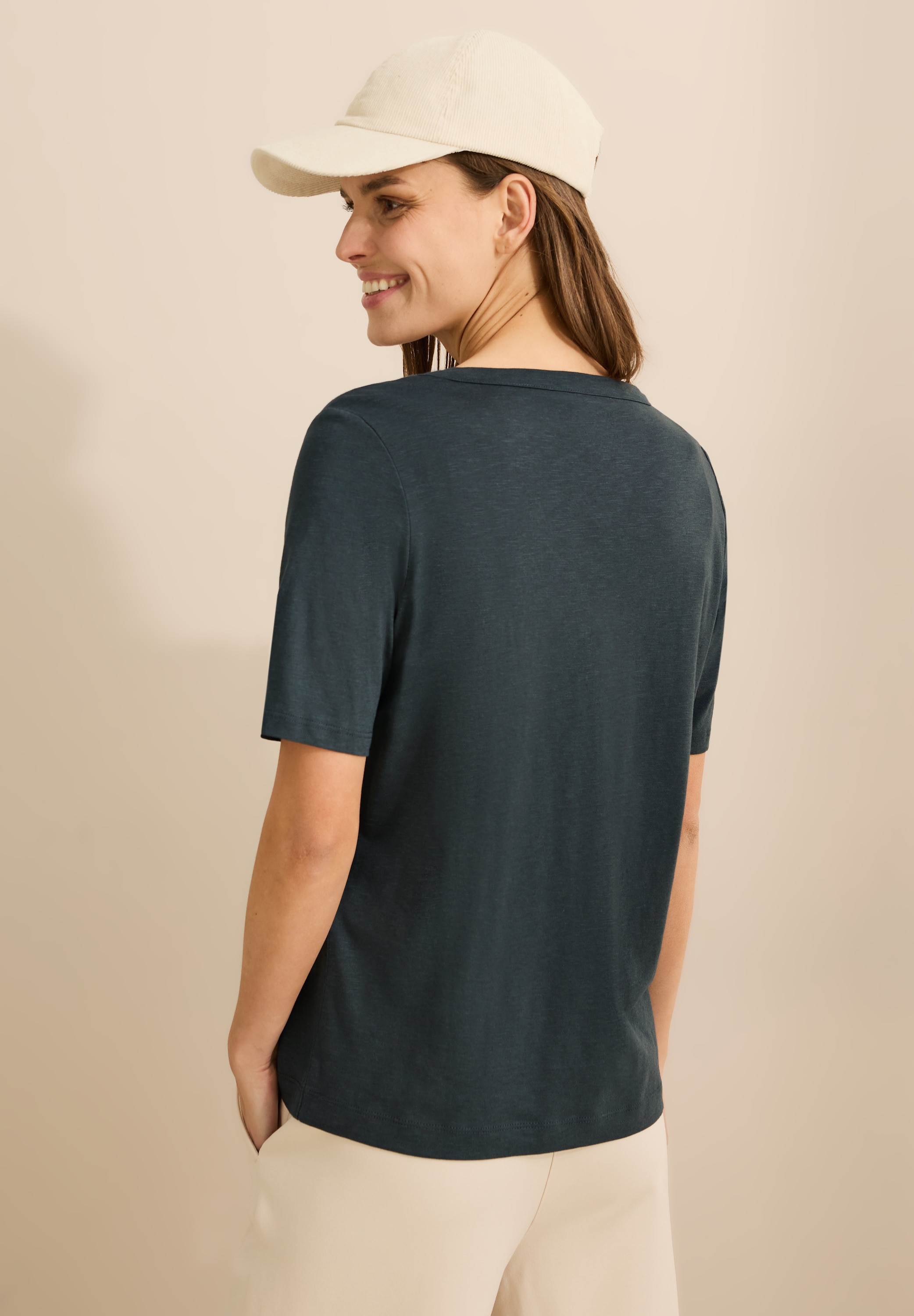 Cecil T-Shirt, in Unifarbe