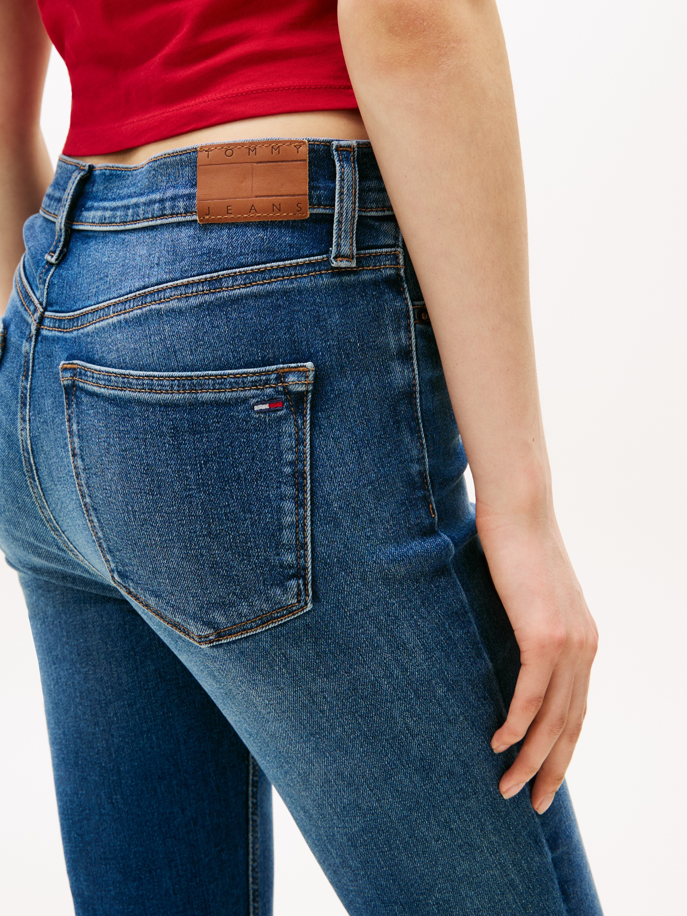 Tommy Jeans Skinny-fit-Jeans "Nora Mid Rise Skinny Fit" günstig online kaufen