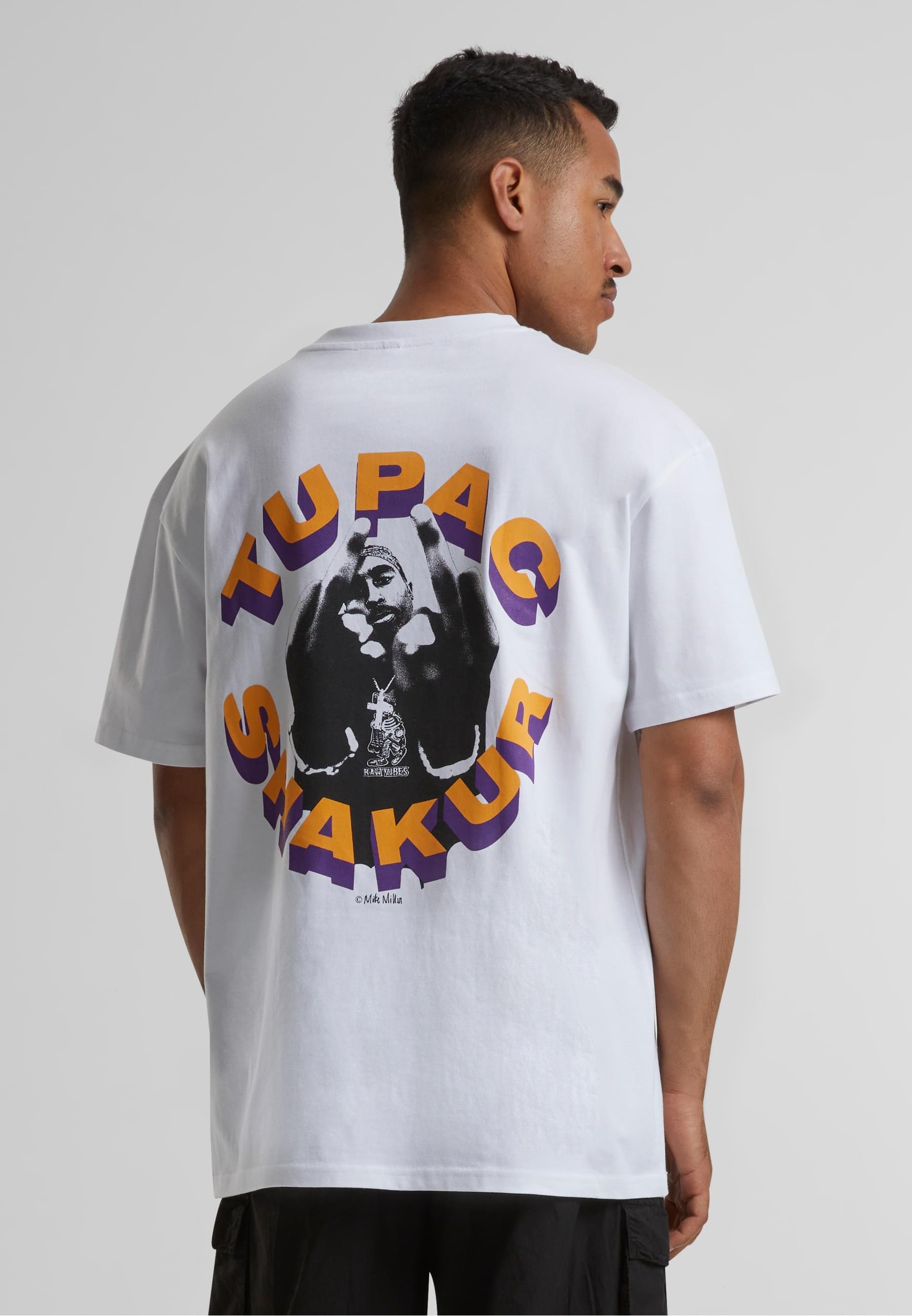 MisterTee T-Shirt »MisterTee Herren 2Pac Toss it up Oversize Tee«, (1 tlg.)