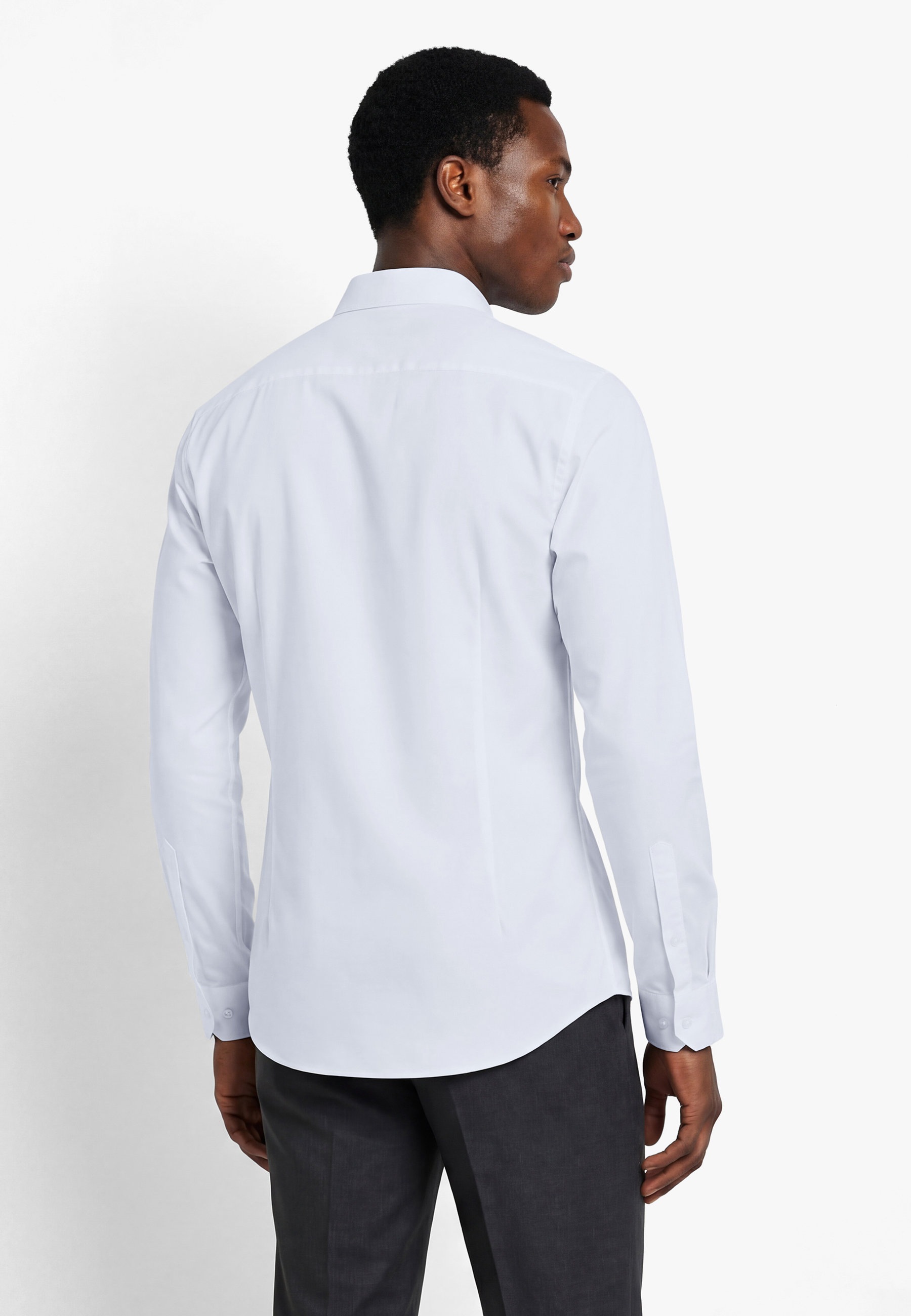 OLYMP No. Six Super Slim Men Shirt White 44 3