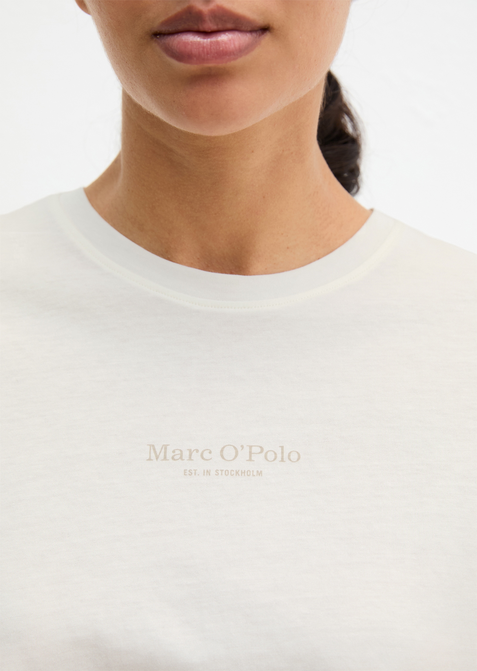 Marc O'Polo Pyjamaoberteil »Mix N Match Cotton« mit Rundhalsausschnitt und kurzen Ärmeln