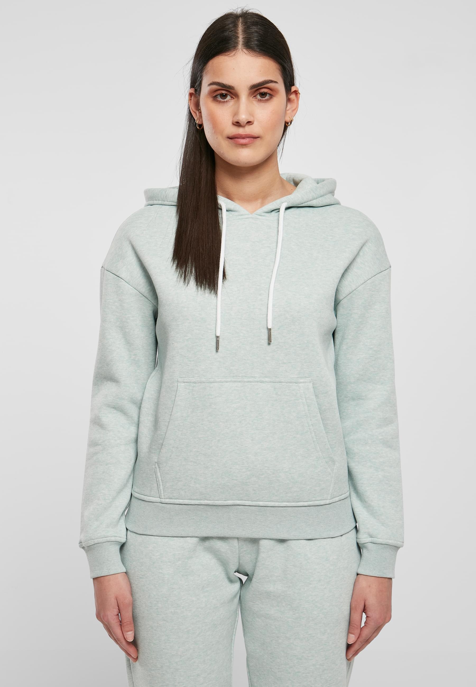 URBAN CLASSICS Kapuzenpullover »Urban Classics Damen Ladies Color Melange Hoody«, (1 tlg.)