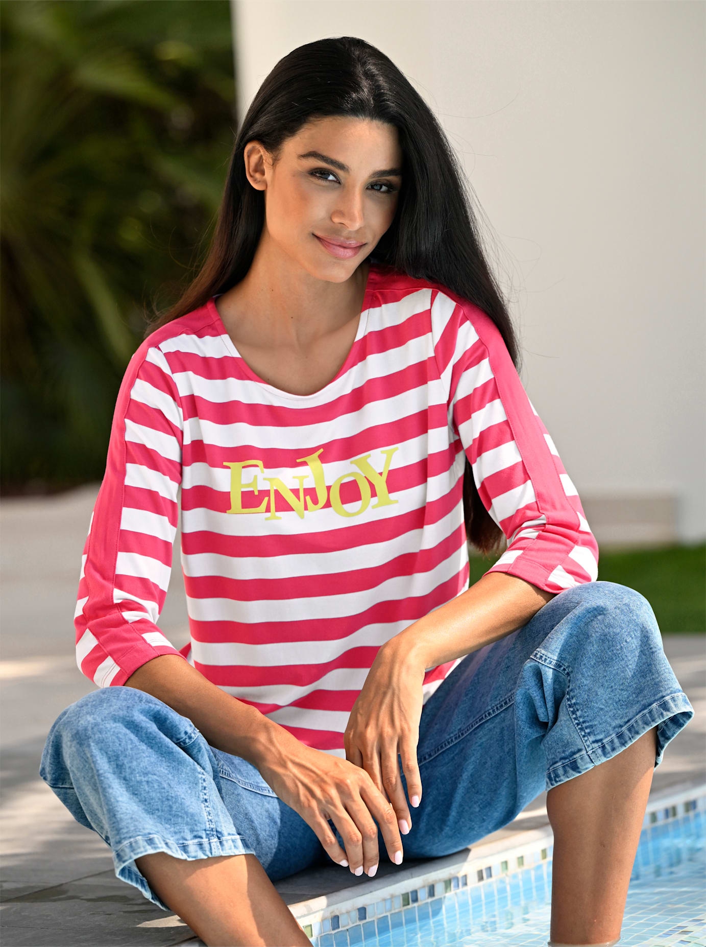 heine 3/4-Arm-Shirt "T-Shirt", 1 tlg. günstig online kaufen