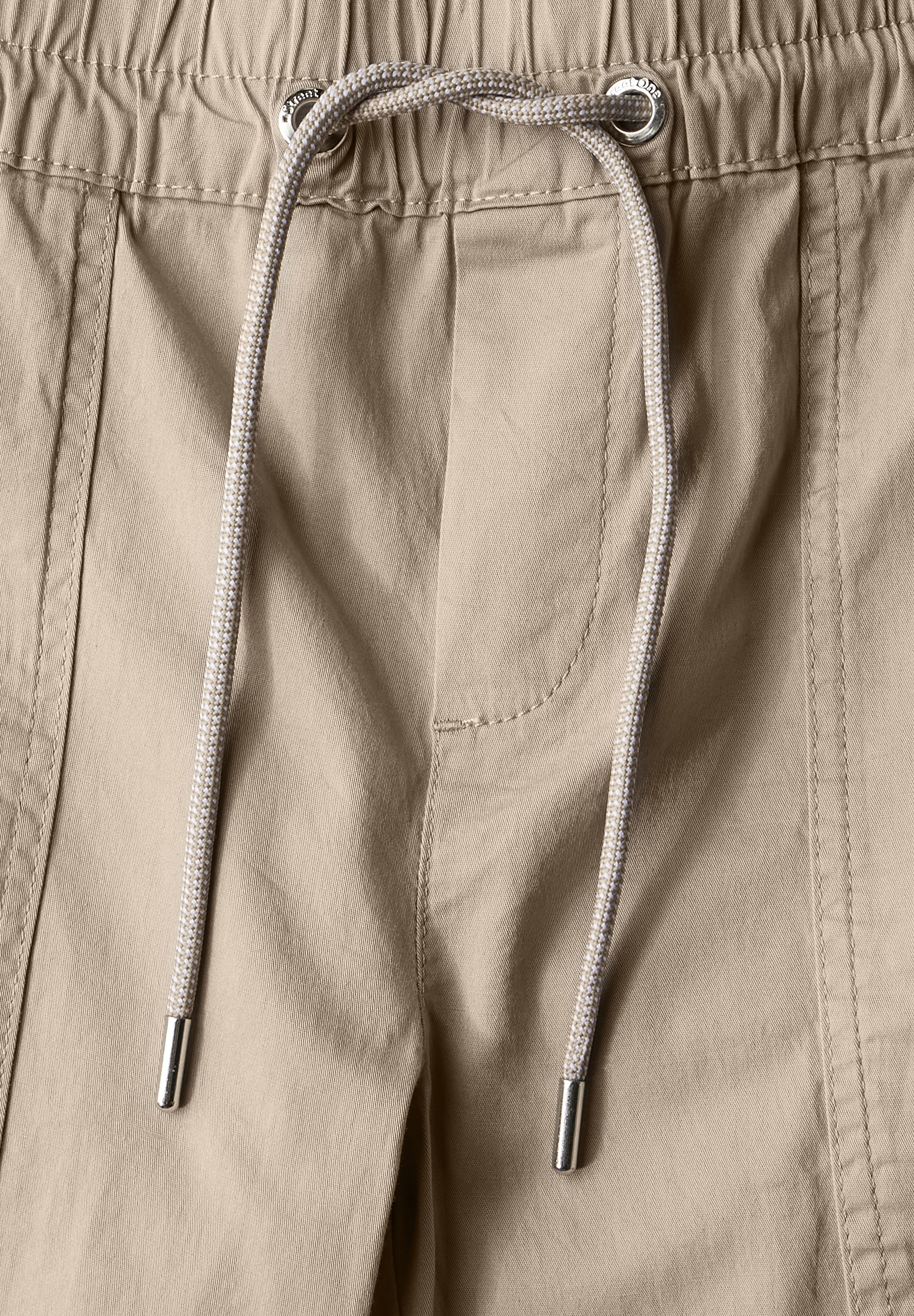 STREET ONE Stoffhose, Elastikbund mit Tunnelzug