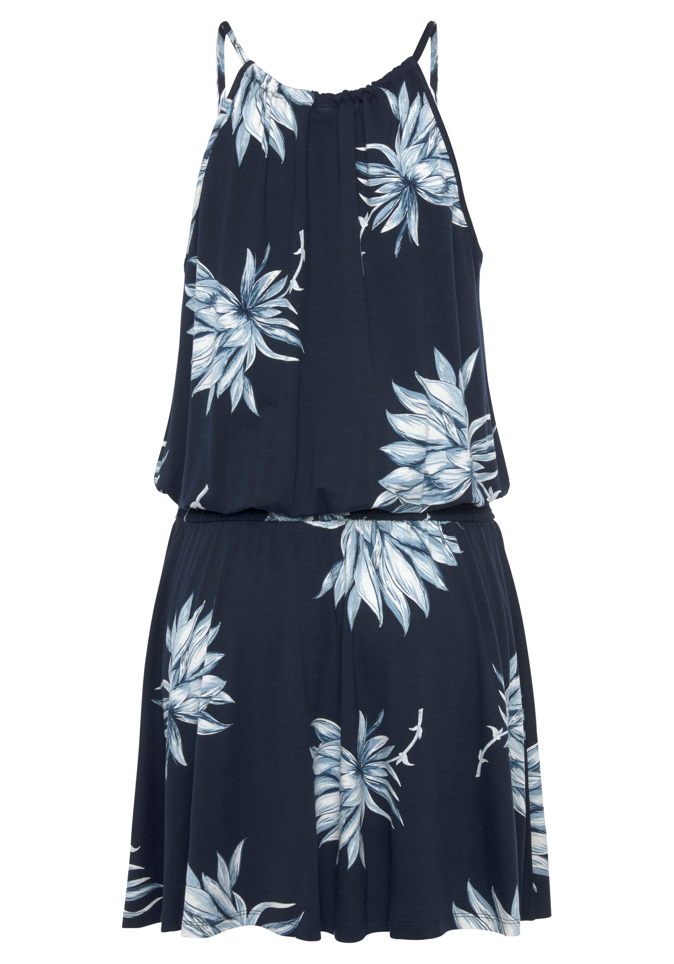 LASCANA Jerseykleid, mit Blumendruck online bestellen | BAUR