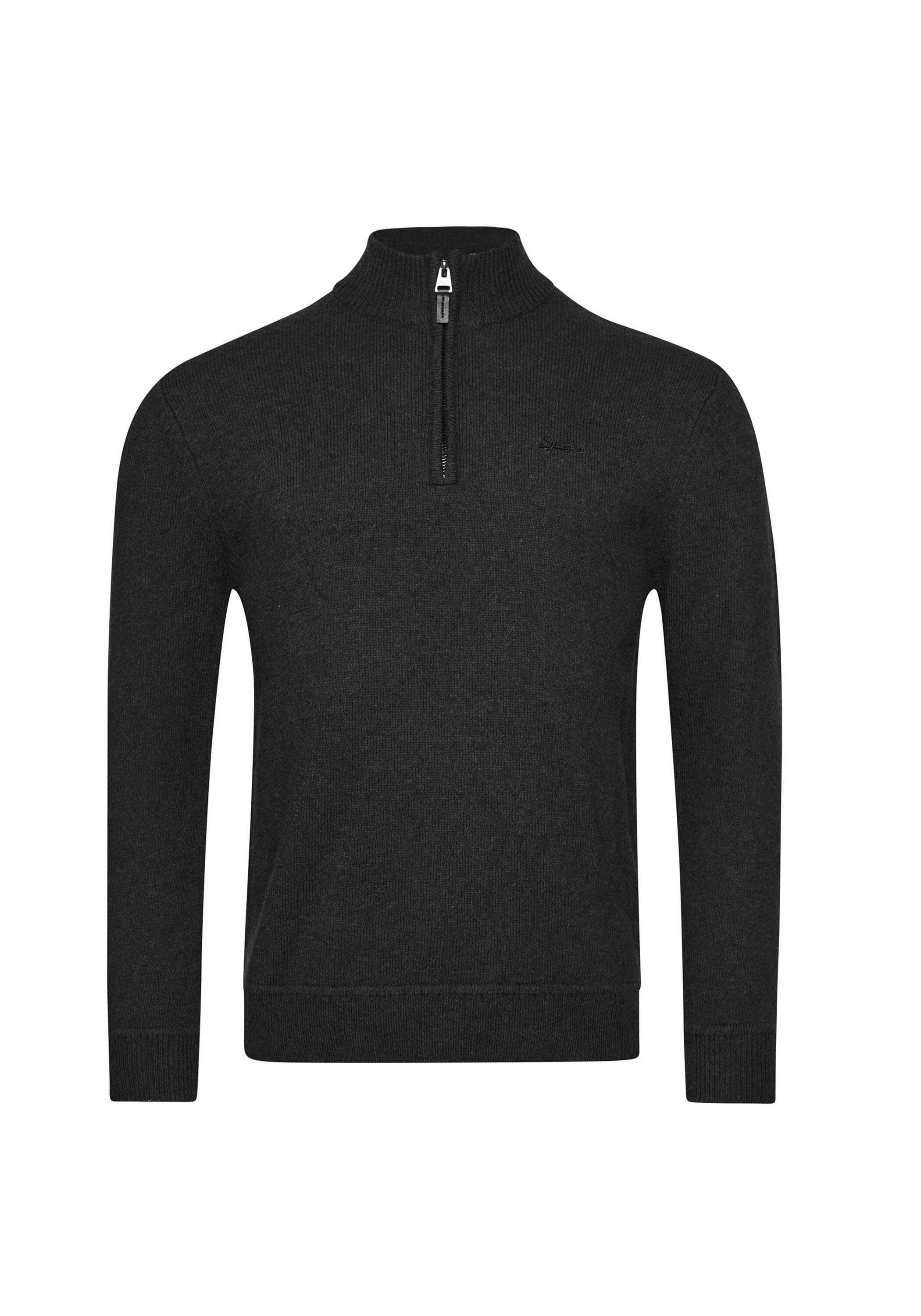 Superdry Sweatshirt "Sweatshirt ESSENTIAL EMB KNIT HENLEY" günstig online kaufen