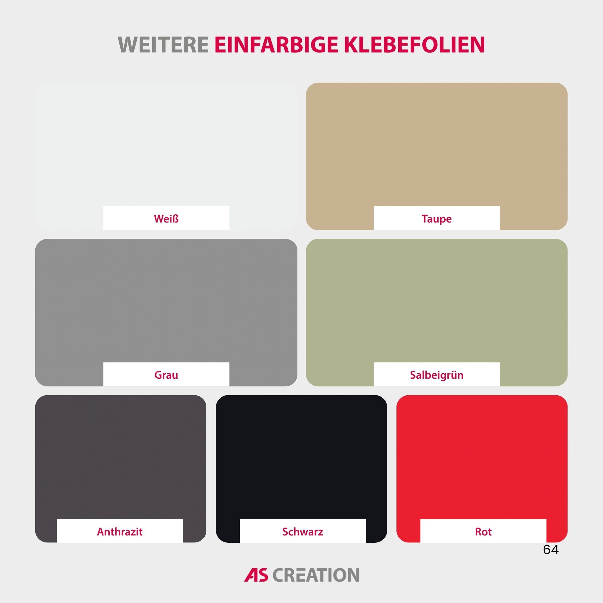 Architects Paper Möbelfolie »Architects Paper Möbelfolie Uni selbstklebend« Selbstklebende PVC-Folie in Uni-Optik mit Schneidraster