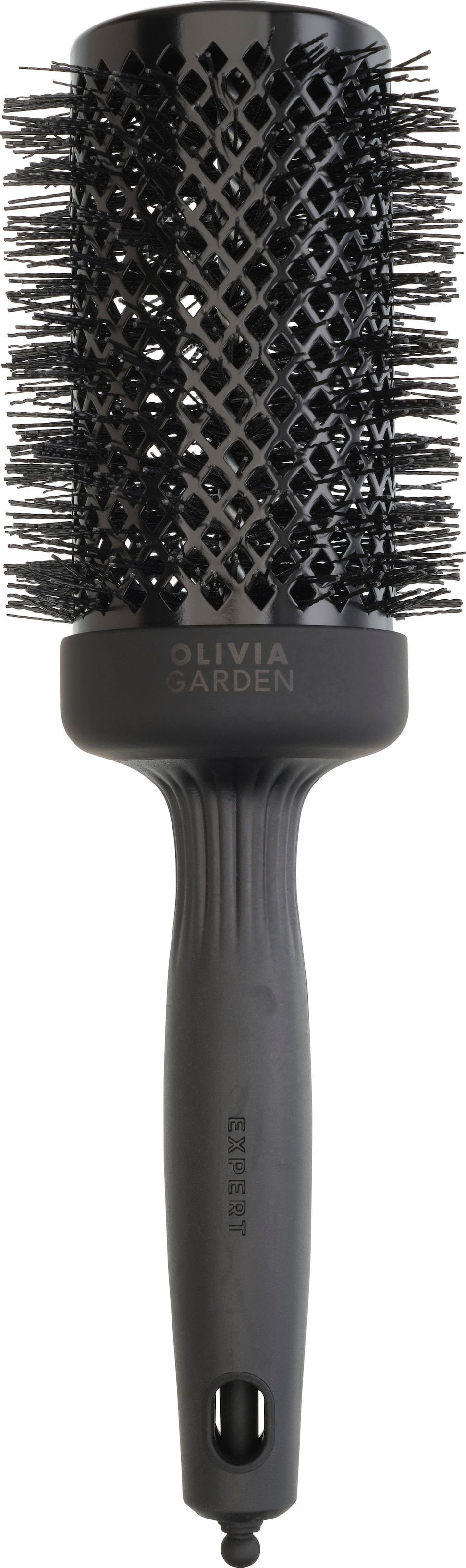 »EXPERT OLIVIA GARDEN SHINE | Bristles Wavy Rundbürste Black BLOWOUT Label« BAUR