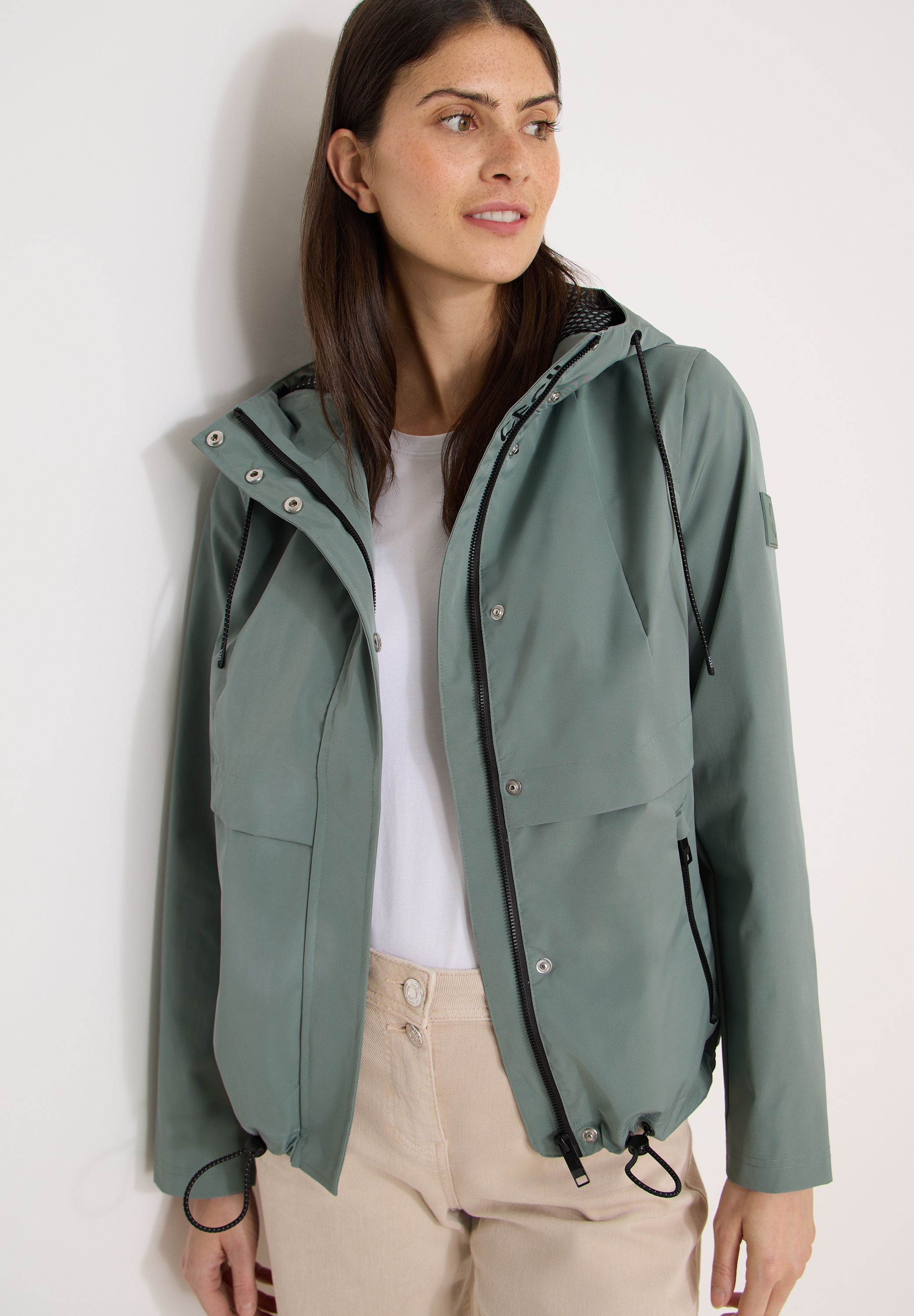 Cecil Windbreaker mit Kapuze mit Kapuze
