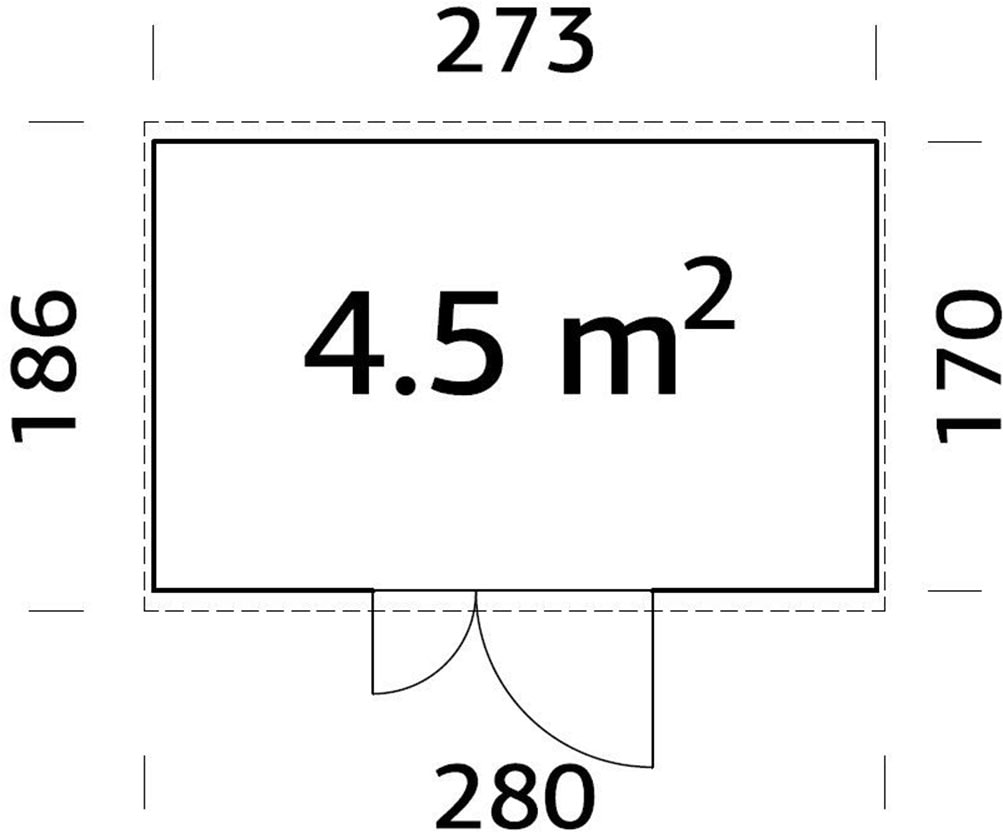Palmako Gerätehaus »Leif«