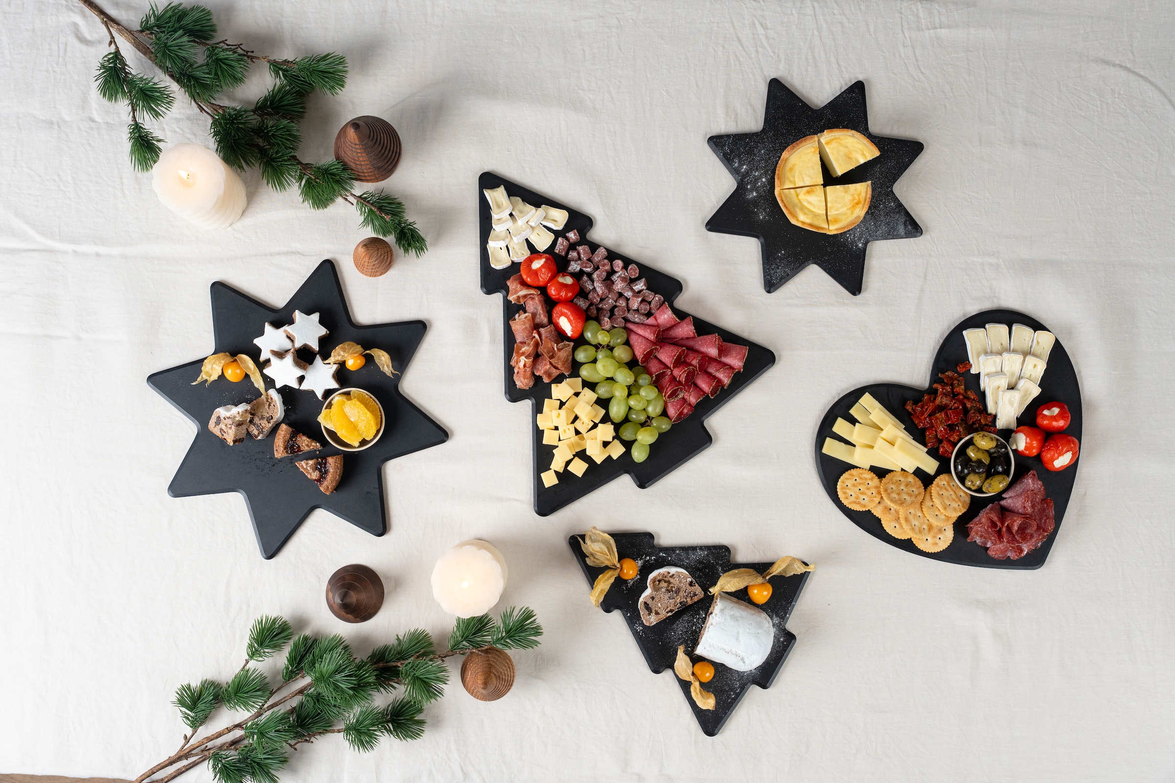 Continenta Servierbrett »Brett Stern, Duracore« Sternform