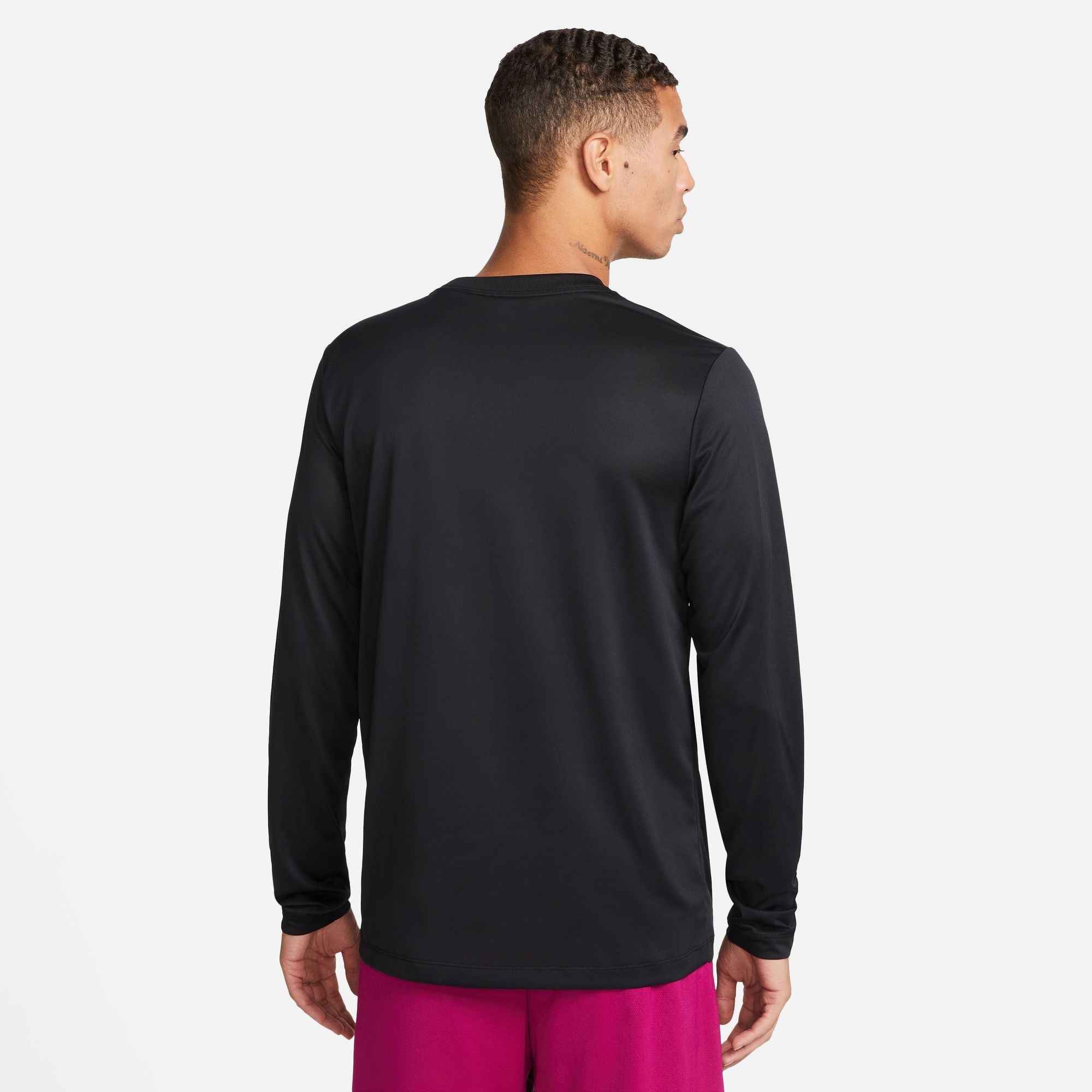 Thumbnail - Nike Trainingsshirt "DRI-FIT LEGEND MENS LONG-SLEEVE FIT" lockere Passform, Rundhalsausschnitt, für Fitness