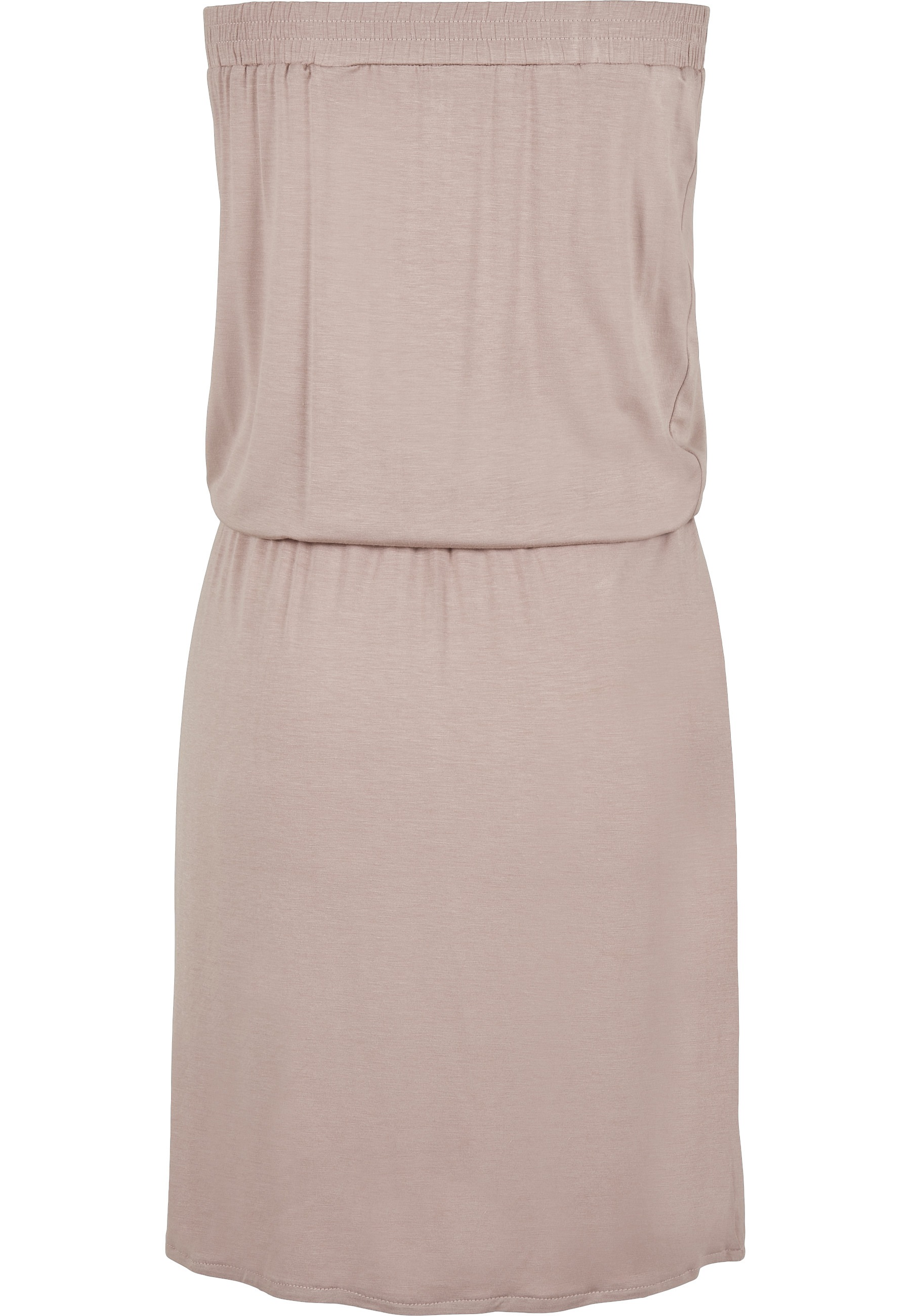URBAN CLASSICS Shirtkleid »Urban Classics Damen Ladies Viscose Short Bandeau Dress« 1 Stk. tlg.