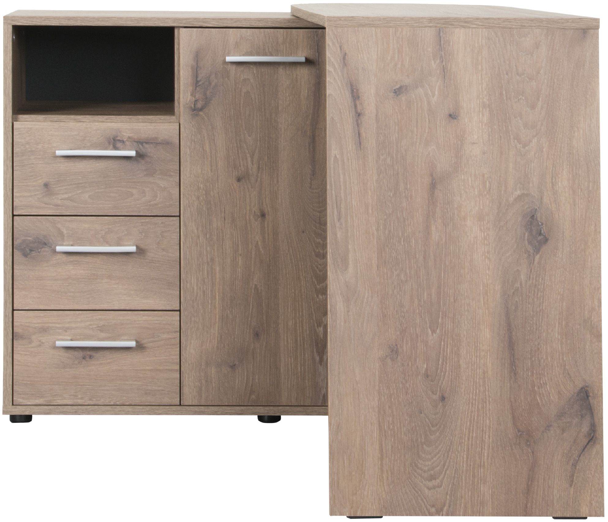 VOGL Möbelfabrik Schreibtisch, schwenkbare Tischplatte, platzsparend, Made in Germany