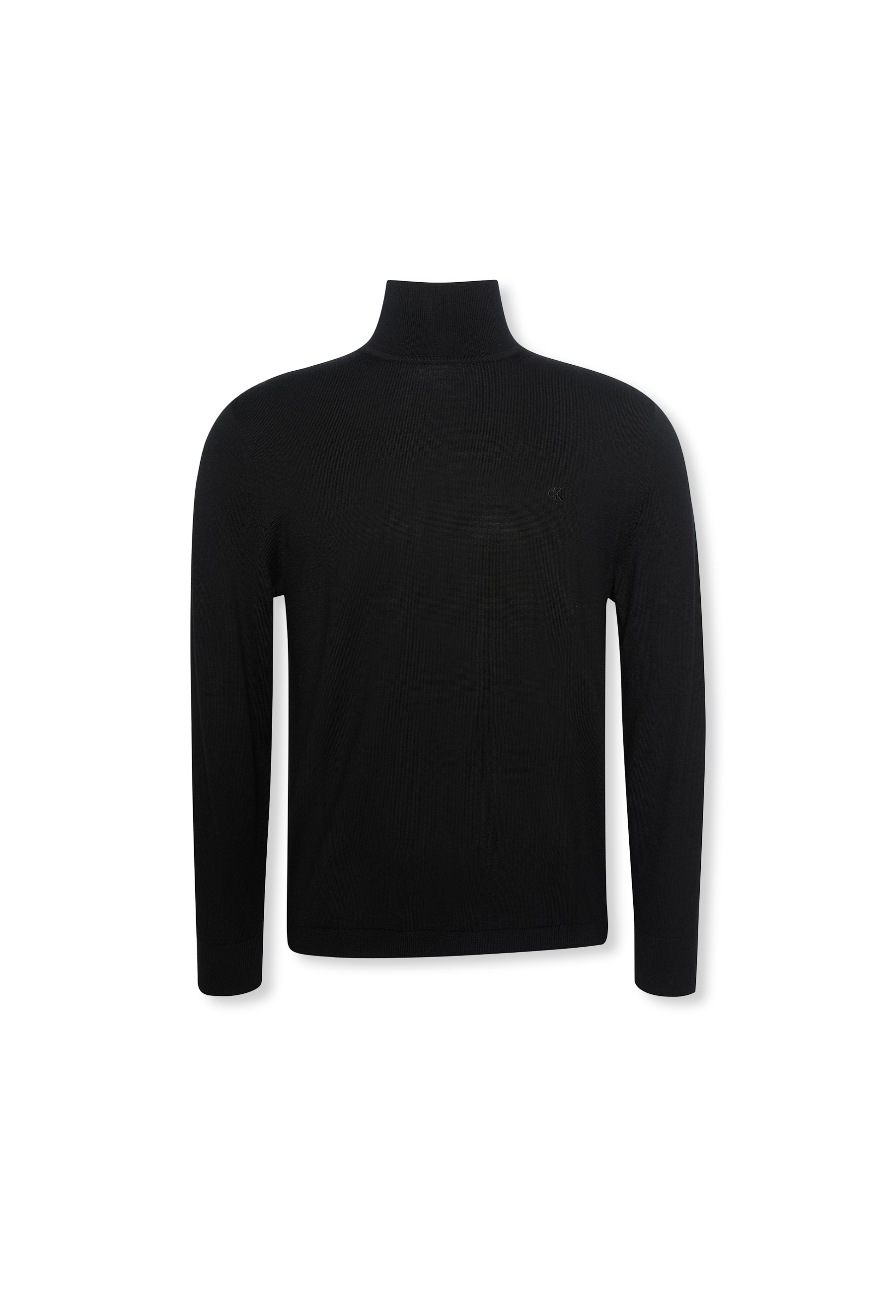 Calvin Klein Stehkragenpullover »LS MERINO MOCK NECK SWTR 14GG« Mit Rundhalsausschnitt, regular fit