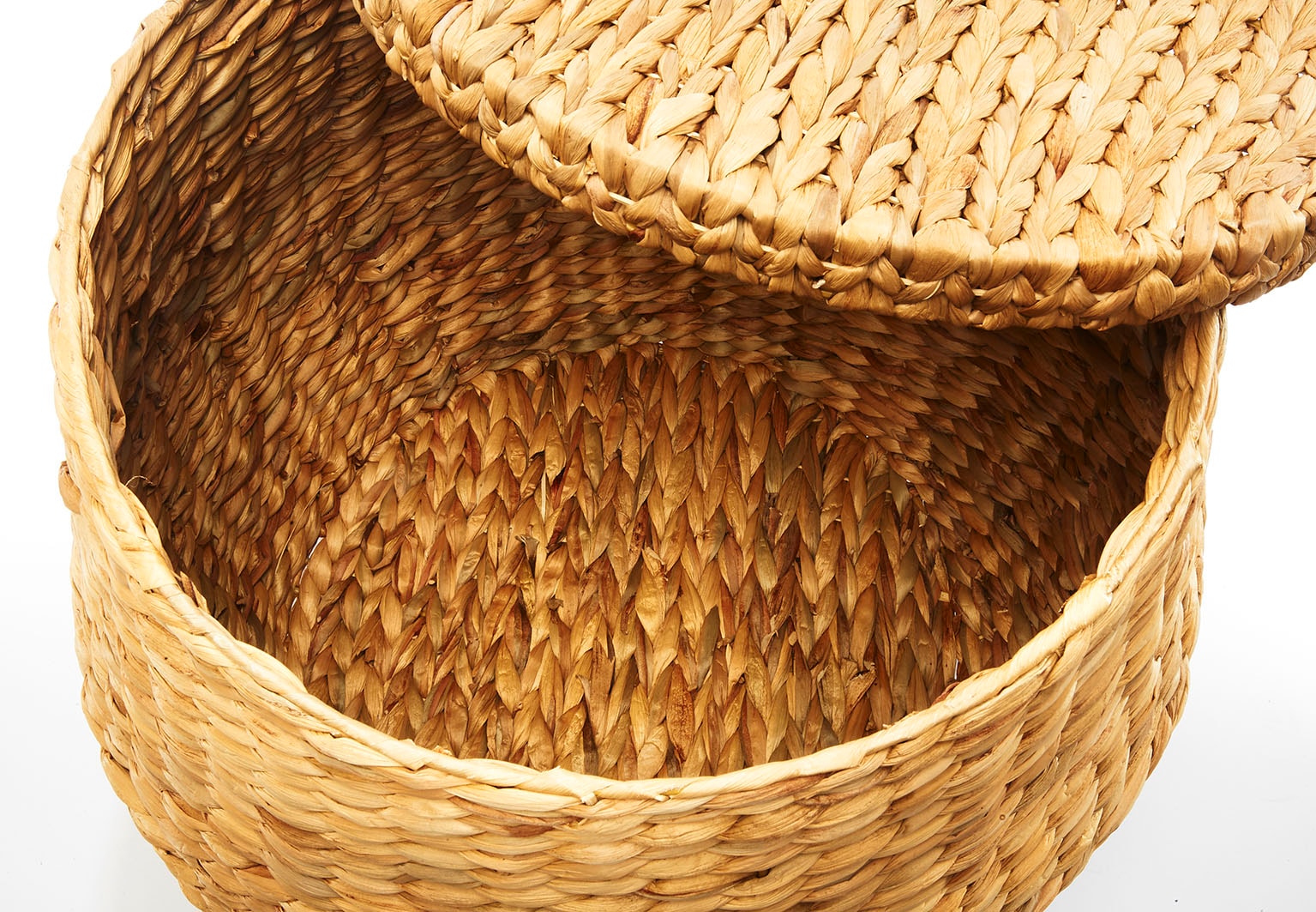 locker Wäschekorb »Wäschekorb aus Wasserhyazinthe groß«