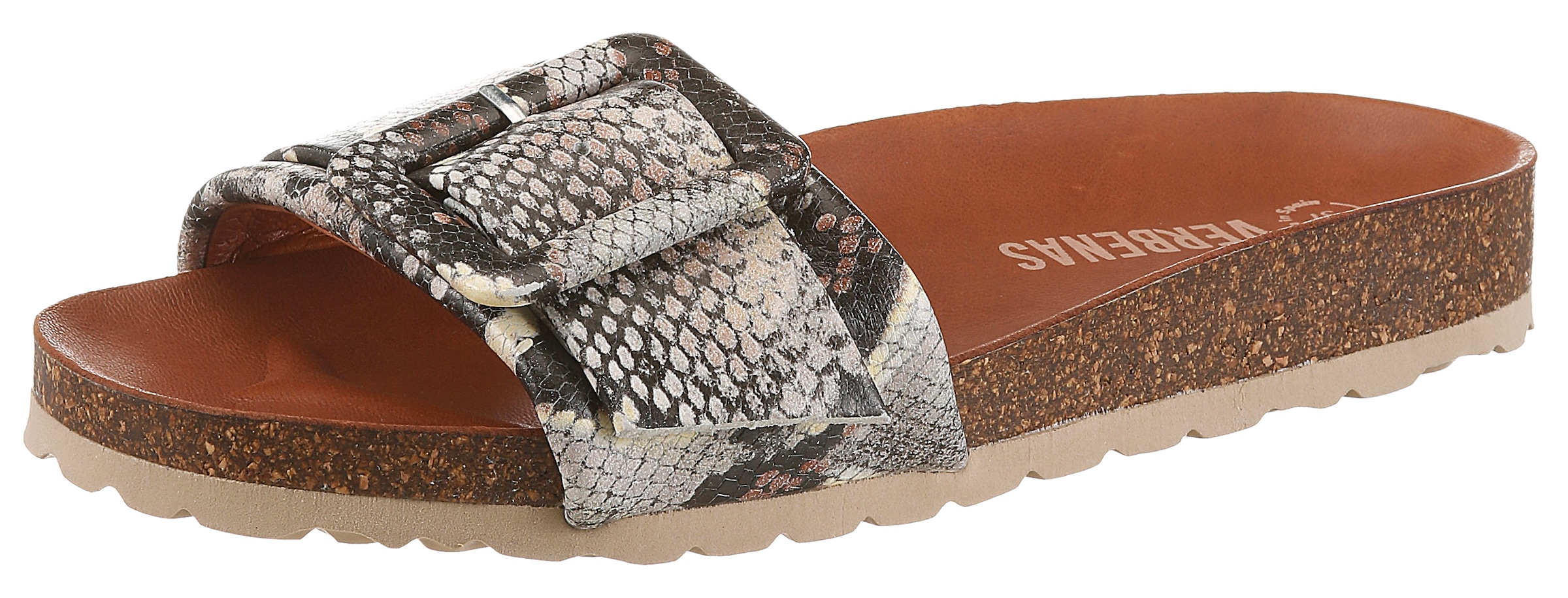 VERBENAS Pantolette "REIKO MAMBA" Hausschuh, Sommerschuh, Strandschuh, Urla günstig online kaufen