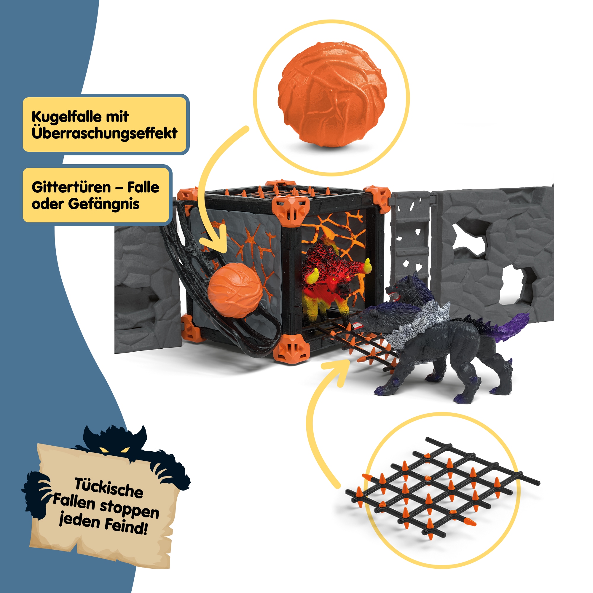 Schleich® Spielwelt »ELDRADOR® CREATURES, BattleCave Arena: Lava vs. Schatten (42673)«