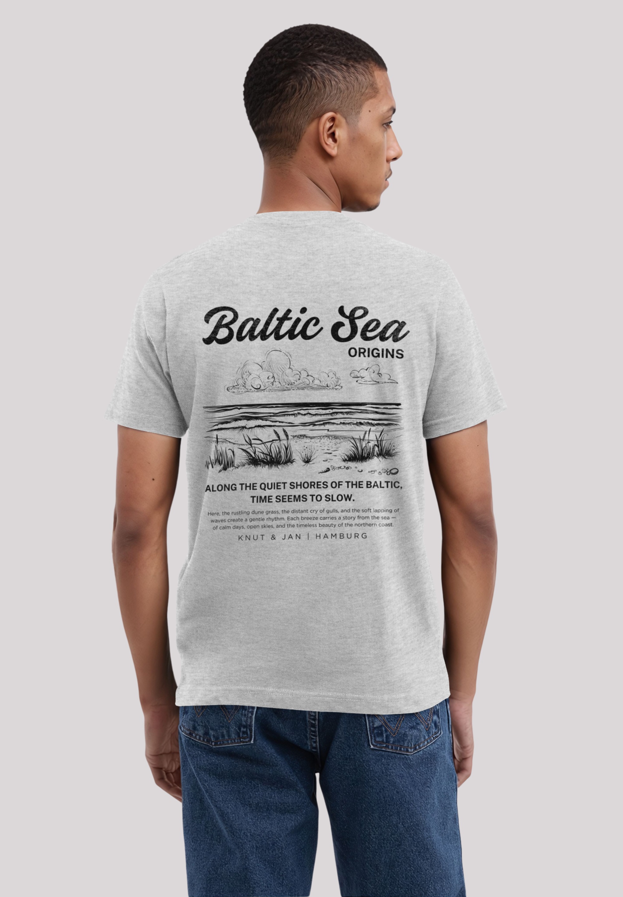 F4NT4STIC T-Shirt »Knut und Jan Hamburg«, Osteee Kollektion, Urlaub, Ahoi Moin
