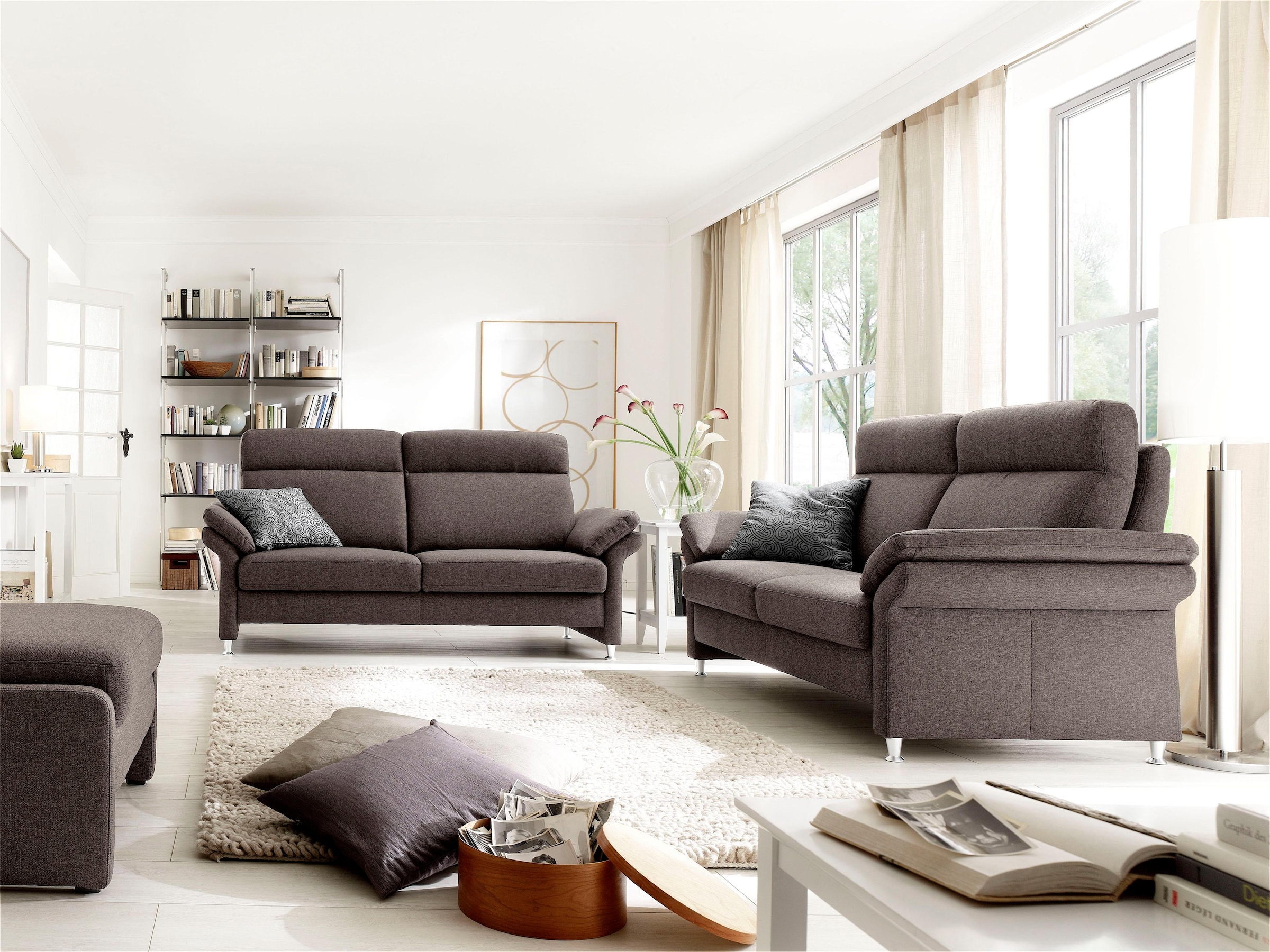 Home affaire Polstergarnitur »Mailand«, Set: 3-Sitzer, 2-Sitzer und Sessel,  wahlweise mit Move-Funktion bestellen | BAUR