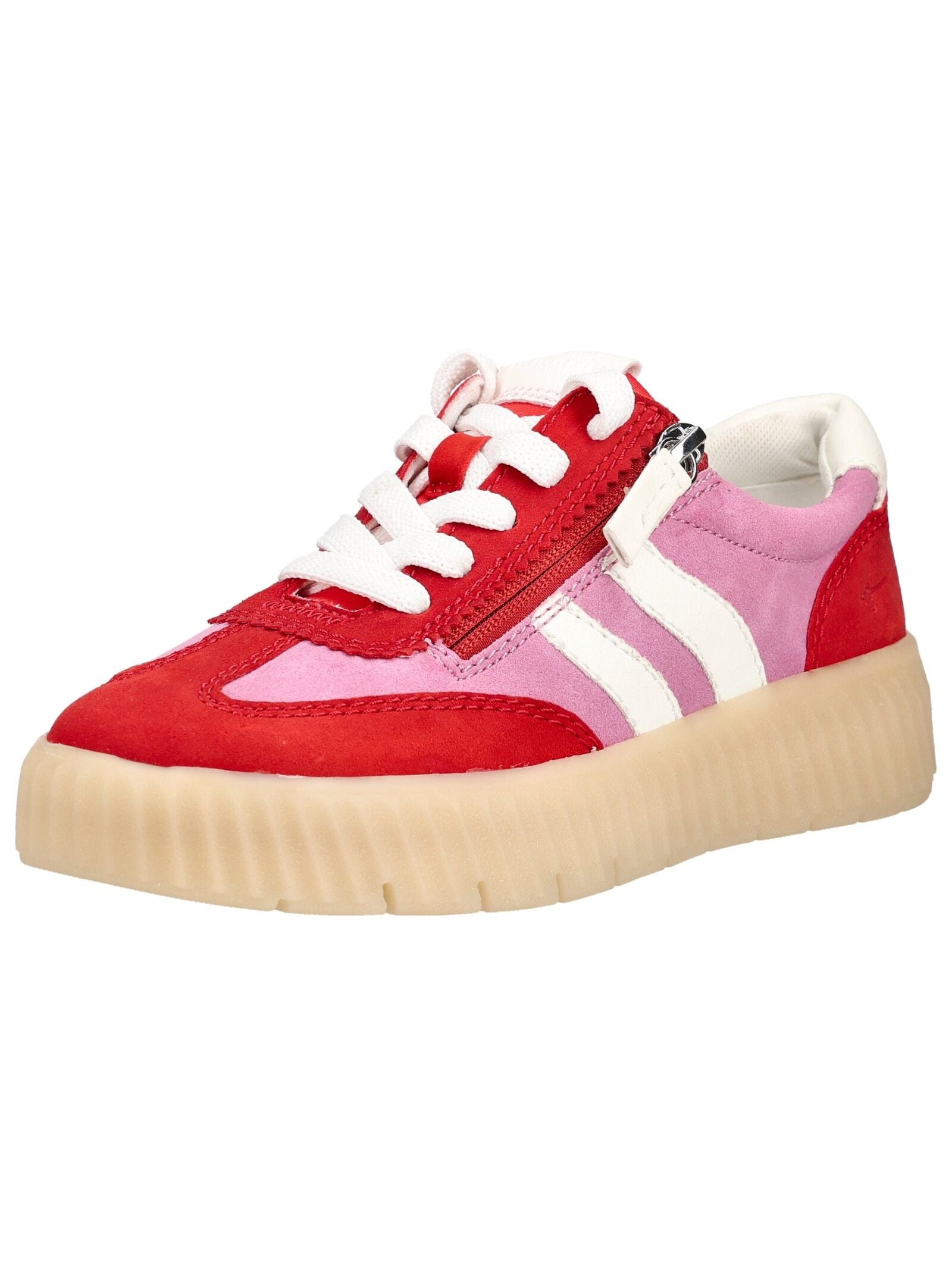 Tamaris Plateausneaker "Tamaris Sneaker Veloursleder/Textil" günstig online kaufen