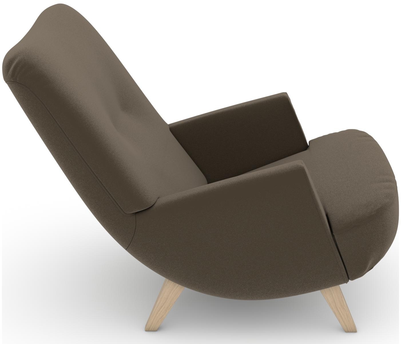 Max Winzer® Loungesessel »build-a-chair Borano außergewöhnlicher Sessel, tolle Farbkombinationen«, modern im Retrolook, zum Selbstgestalten