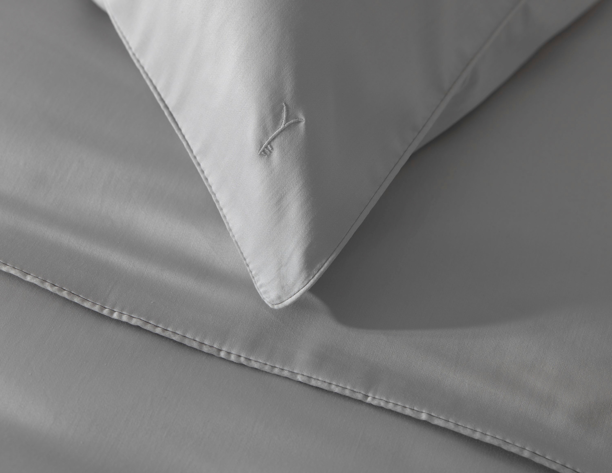 YELLOW Bettwäsche »Suite-Dubai« 2 Stk. tlg. Uni Design, 100% Baumwolle ab 135x200 cm.