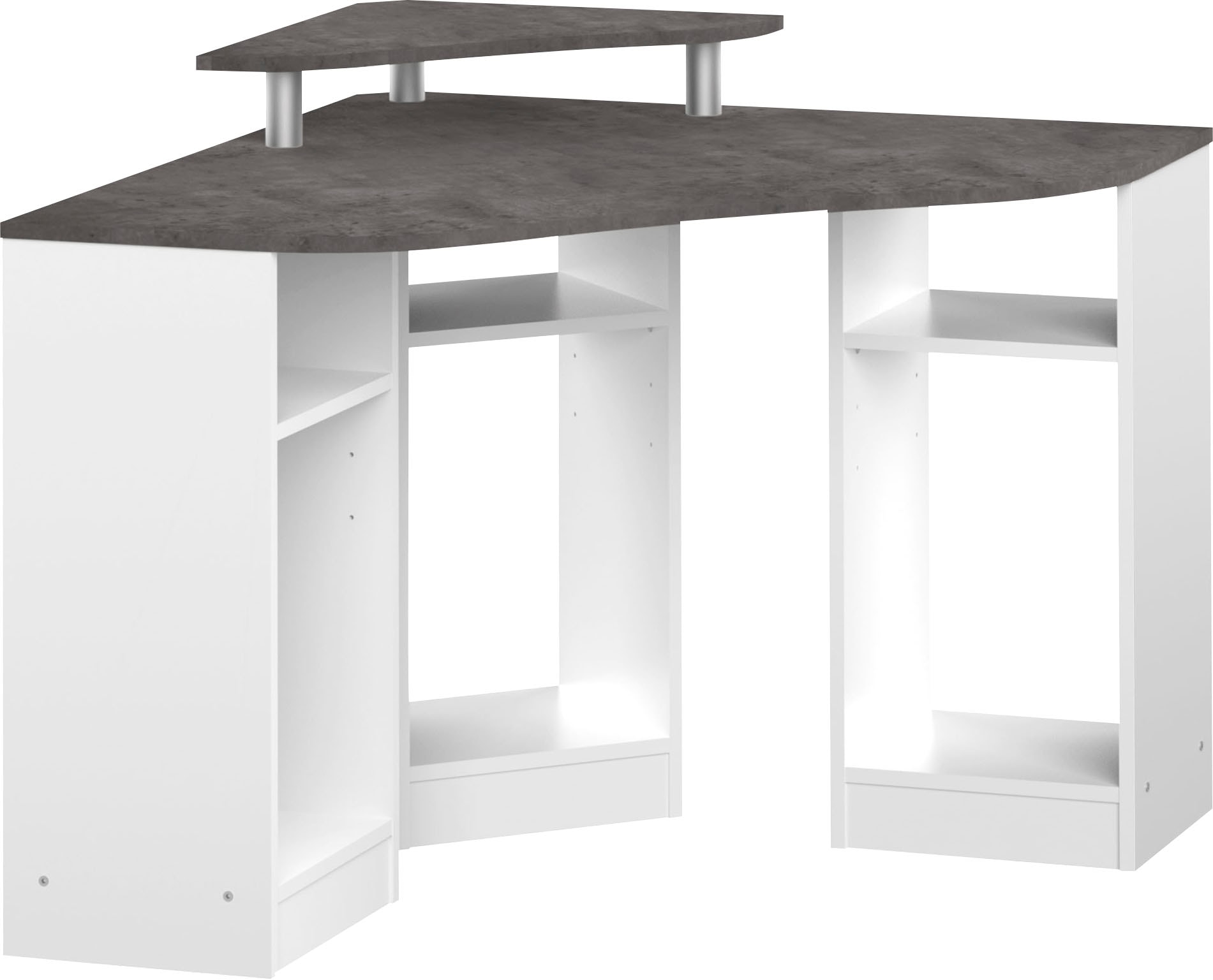 TemaHome Schreibtisch »Corner«, Melamingestell, Tischplatte in untersch. Farbvarianten, Breite 94 cm