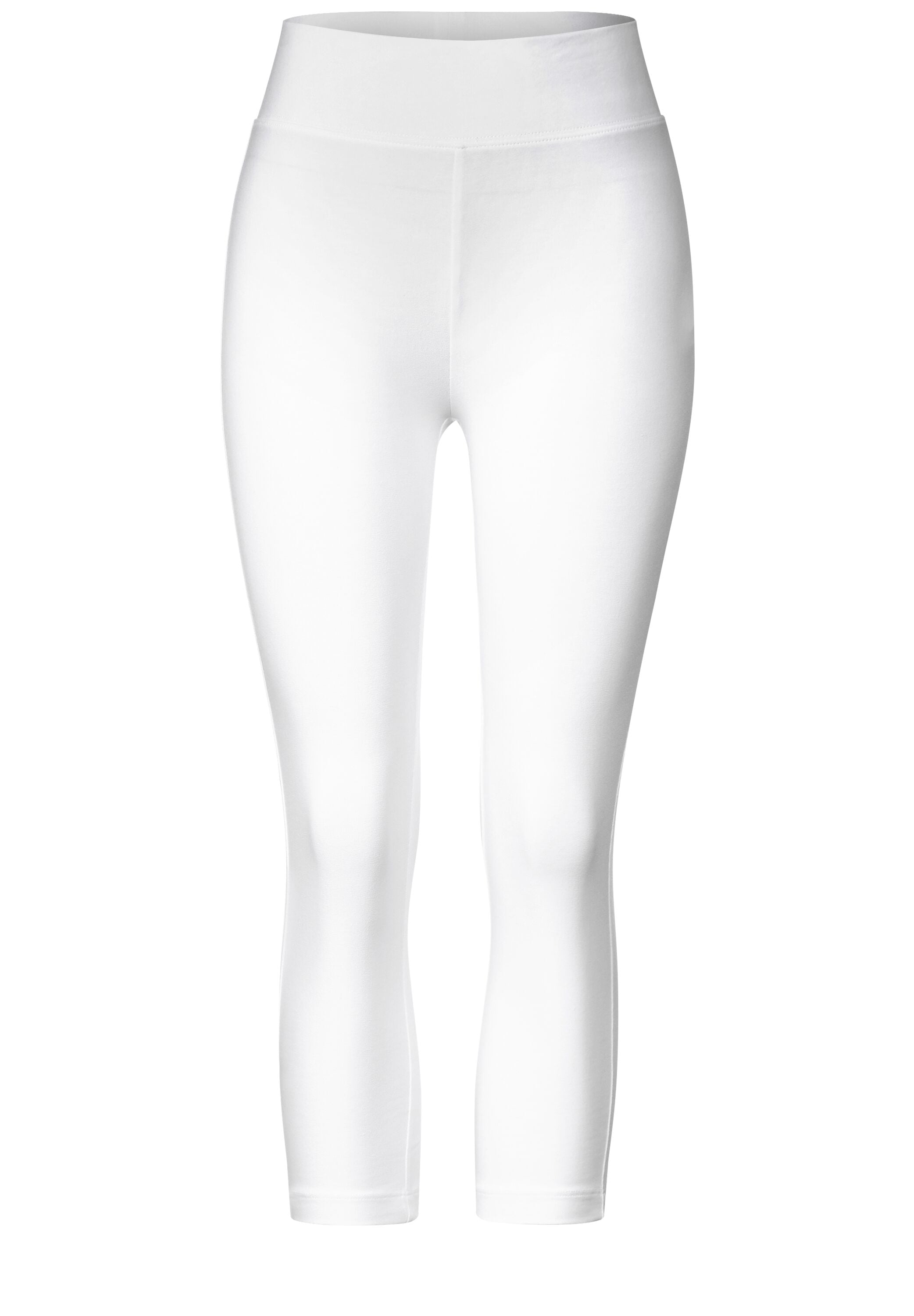 Cecil 3/4-Leggings, im elastischen Materialmix