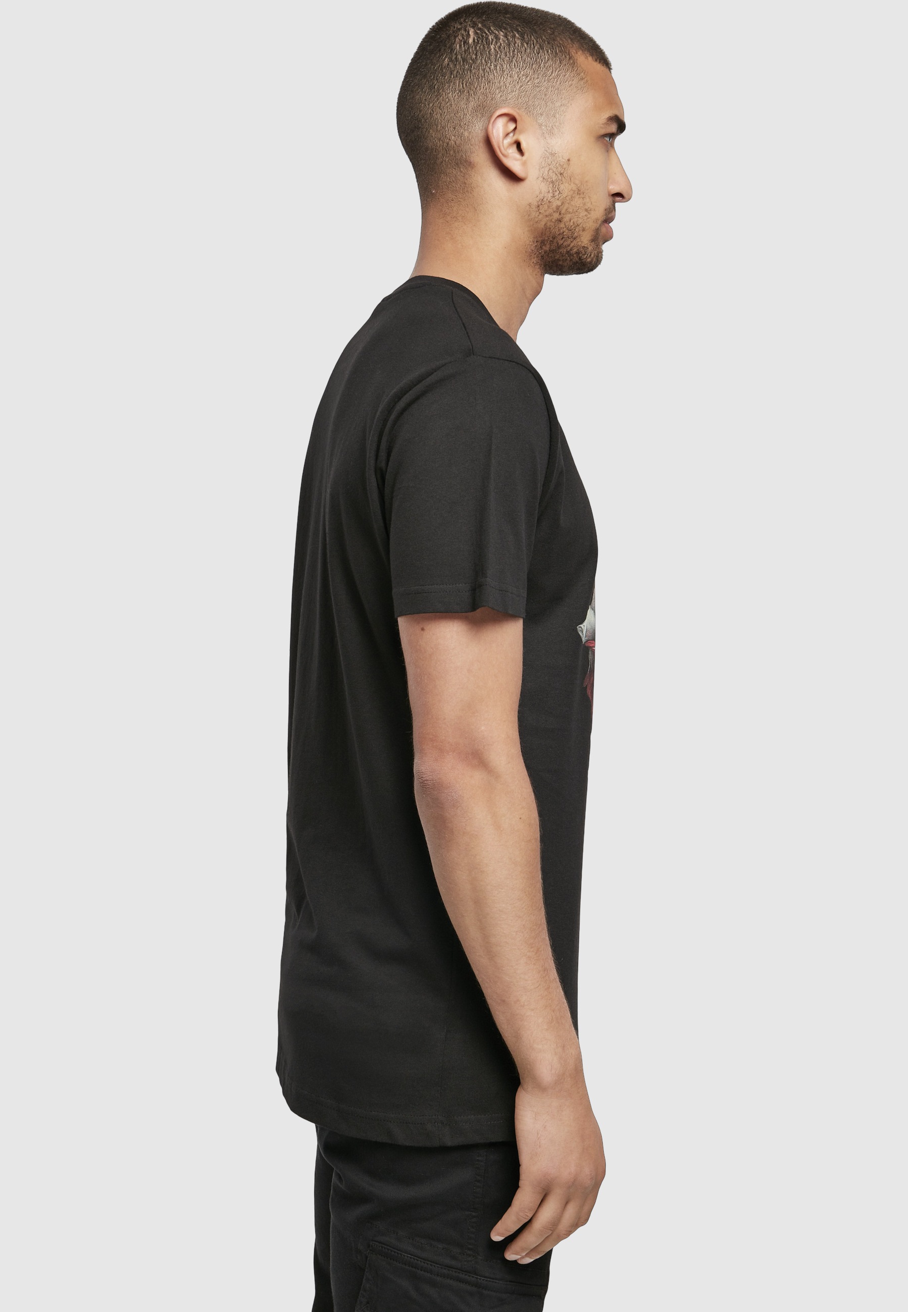 MisterTee T-Shirt »MisterTee Herren Skull Fish Tee« 1 Stk.