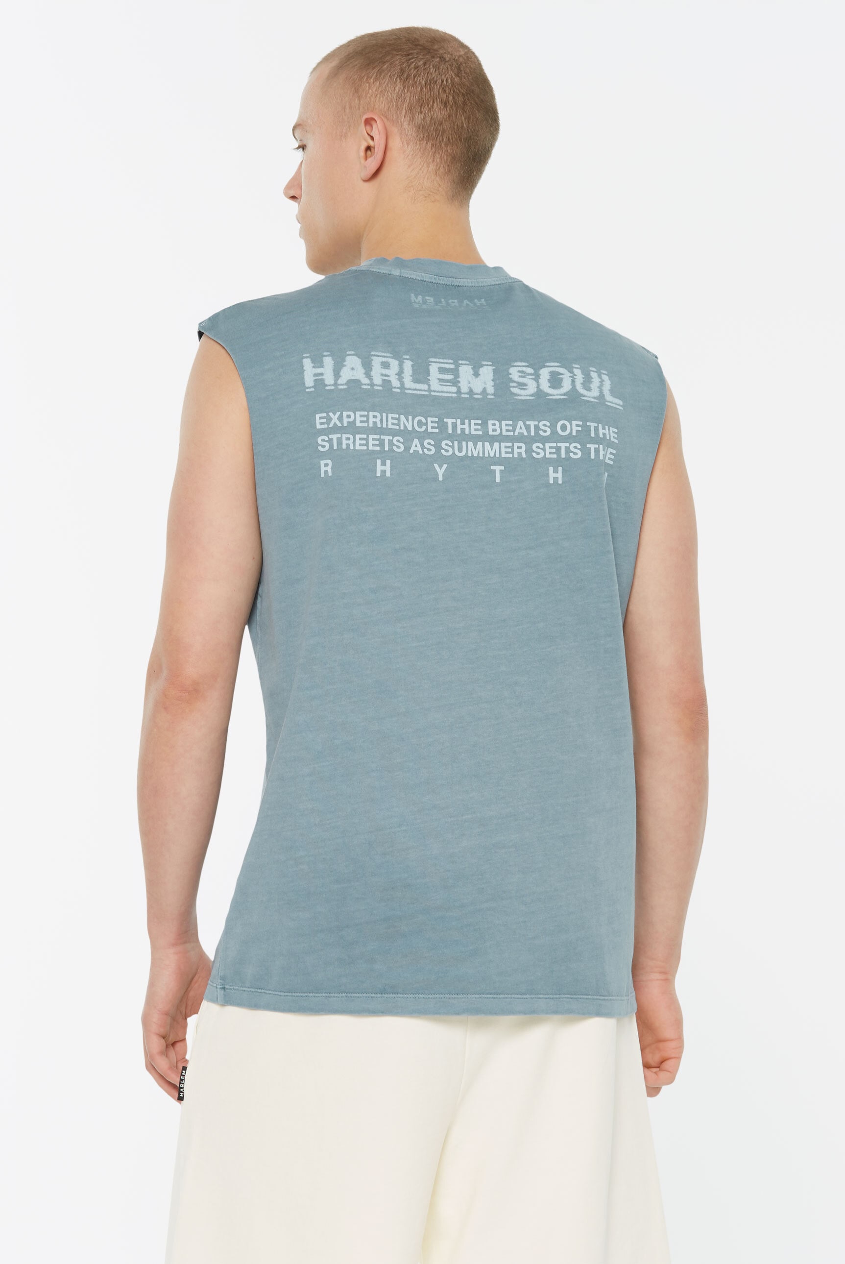 Harlem Soul Muscleshirt, mit offenen Kanten