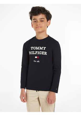 TOMMY HILFIGER Marškinėliai ilgomis rankovėmis »TH Lo...