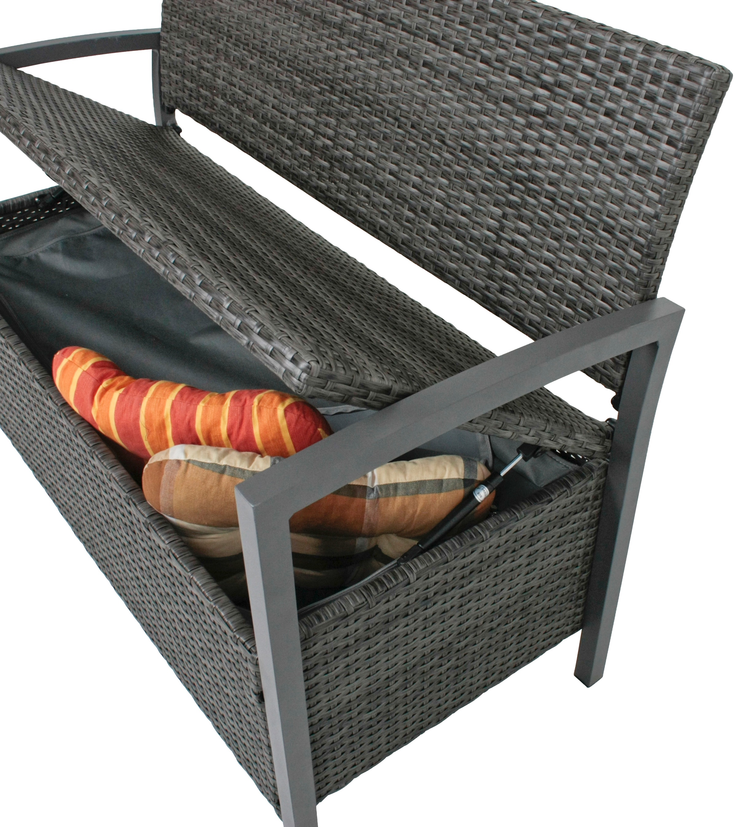 GARDEN PLEASURE Ferrara Bench Dark Gray 2