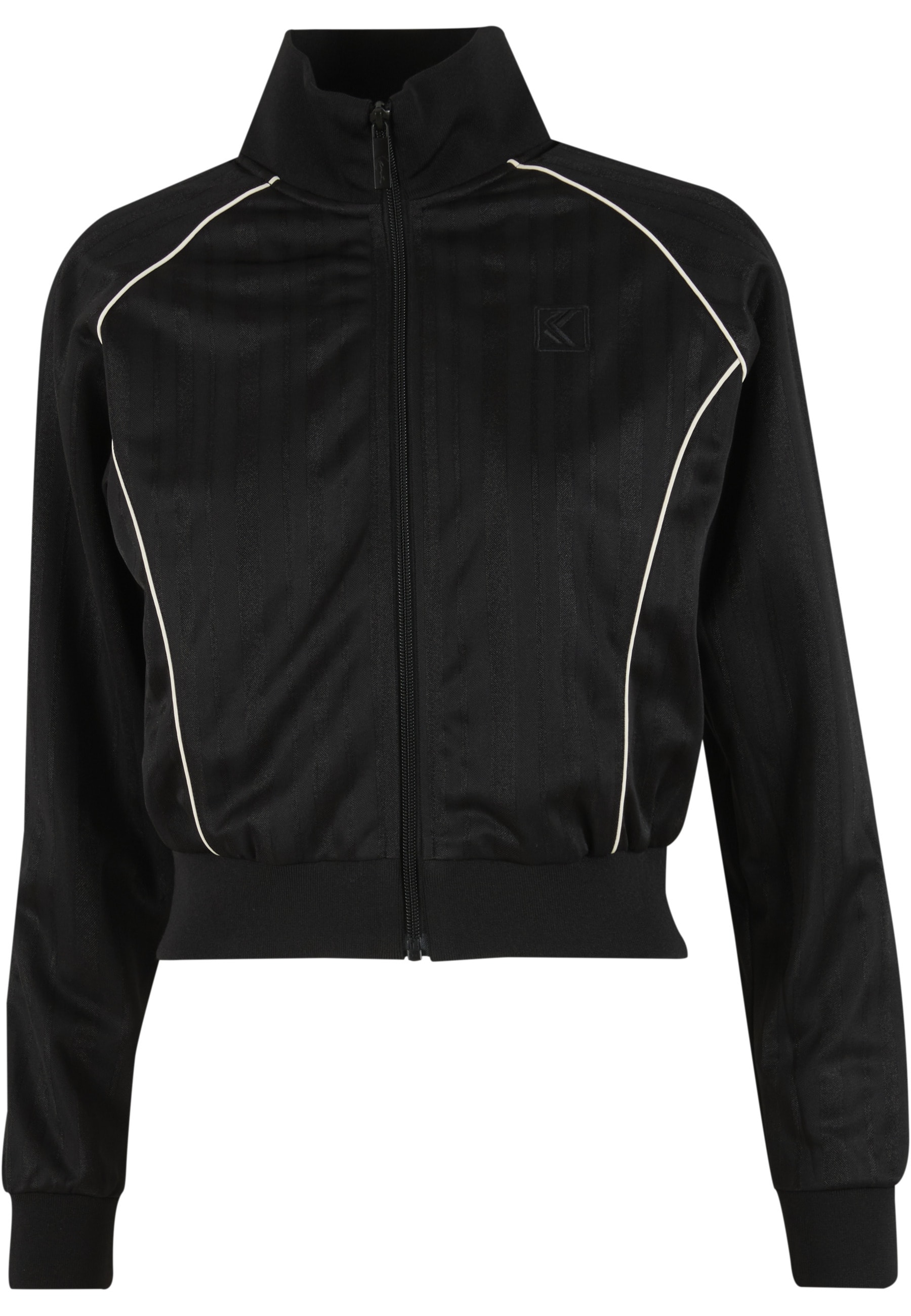 Karl Kani Outdoorjacke »Karl Kani OG Shadow Stripe Cropped Trackjacket« 1 Stk. tlg. ohne Kapuze