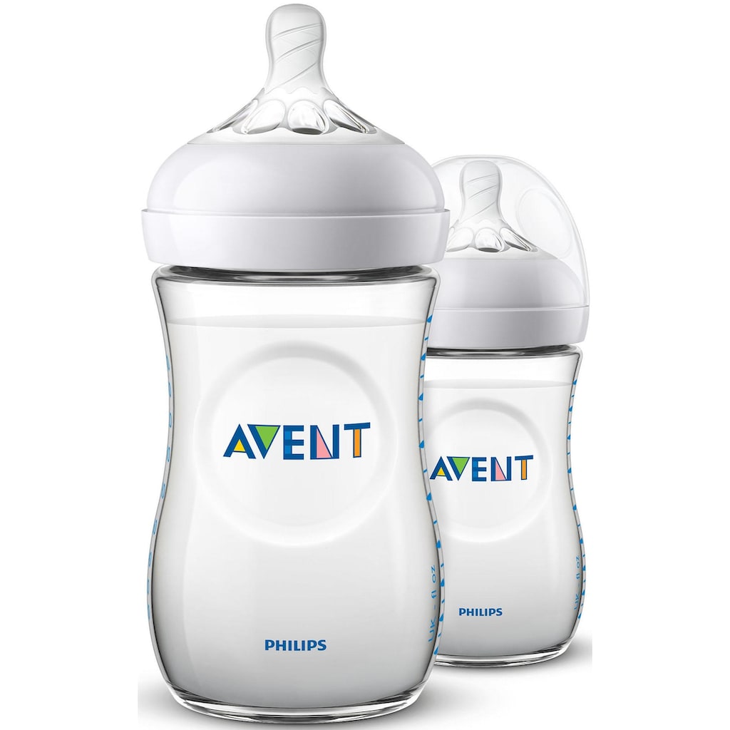 Philips AVENT Babyflasche »Natural Flasche SCF033/27«, (2er-Pack)