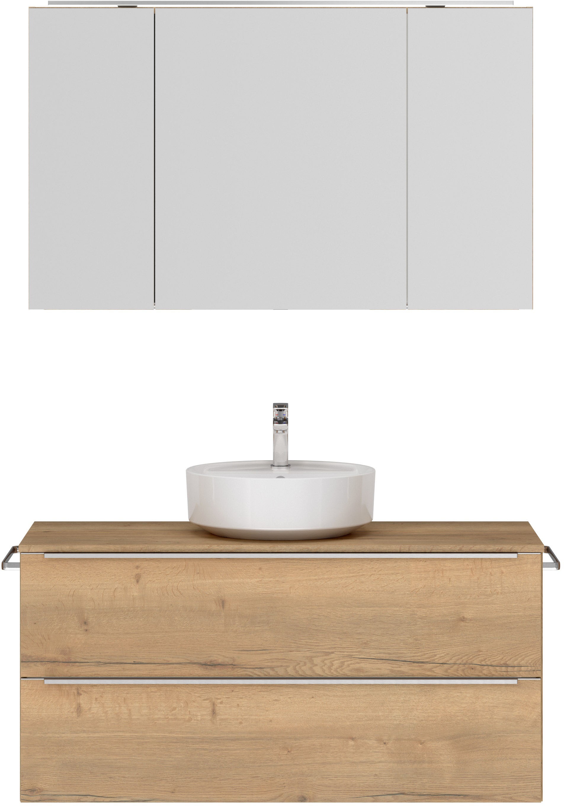 nobilia Badmöbel-Set "Alvene" vormontiert, mit Soft-Close, 2 Stk. tlg. günstig online kaufen