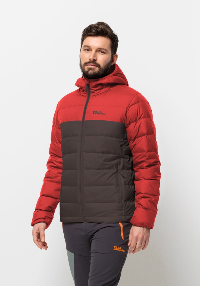 Jack Wolfskin Daunenjacke "ATHER DOWN HOODY M", mit Kapuze