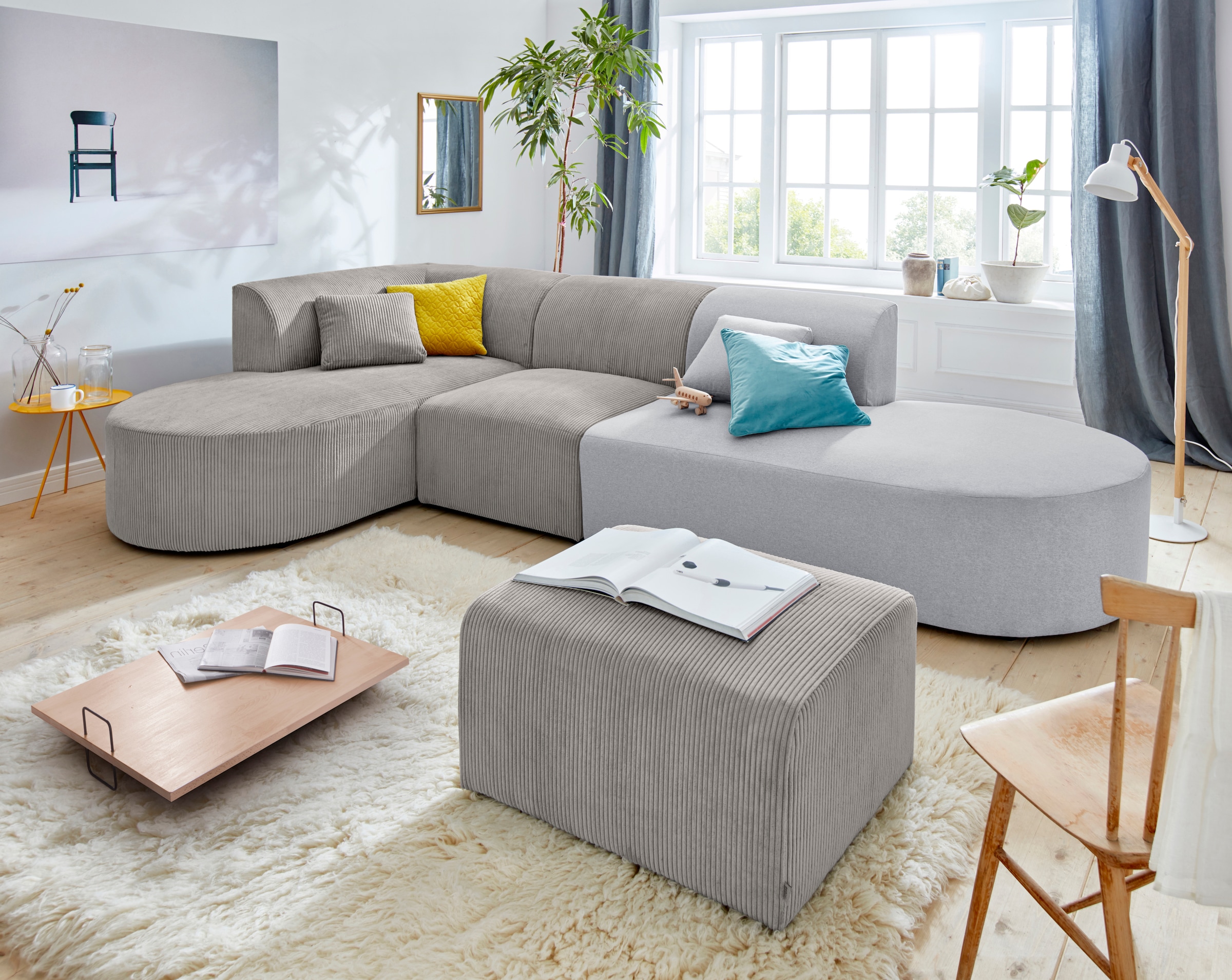 OTTO home Sofa-Eckelement "Alesund" als Einzelelement oder Modulteil günstig online kaufen