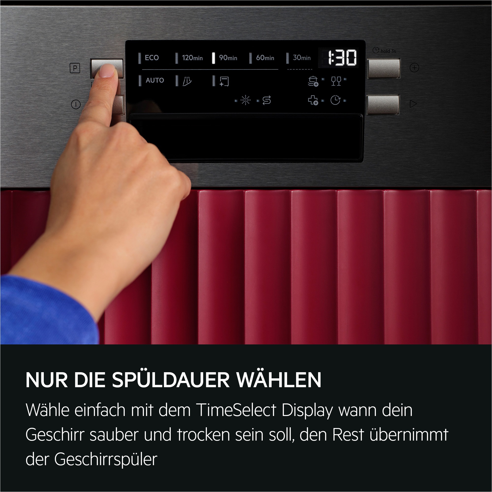 AEG teilintegrierbarer Geschirrspüler 6000 »GT620B2SCM« Spülmaschine – starke Sprühabdeckung, viel Platz & sauber