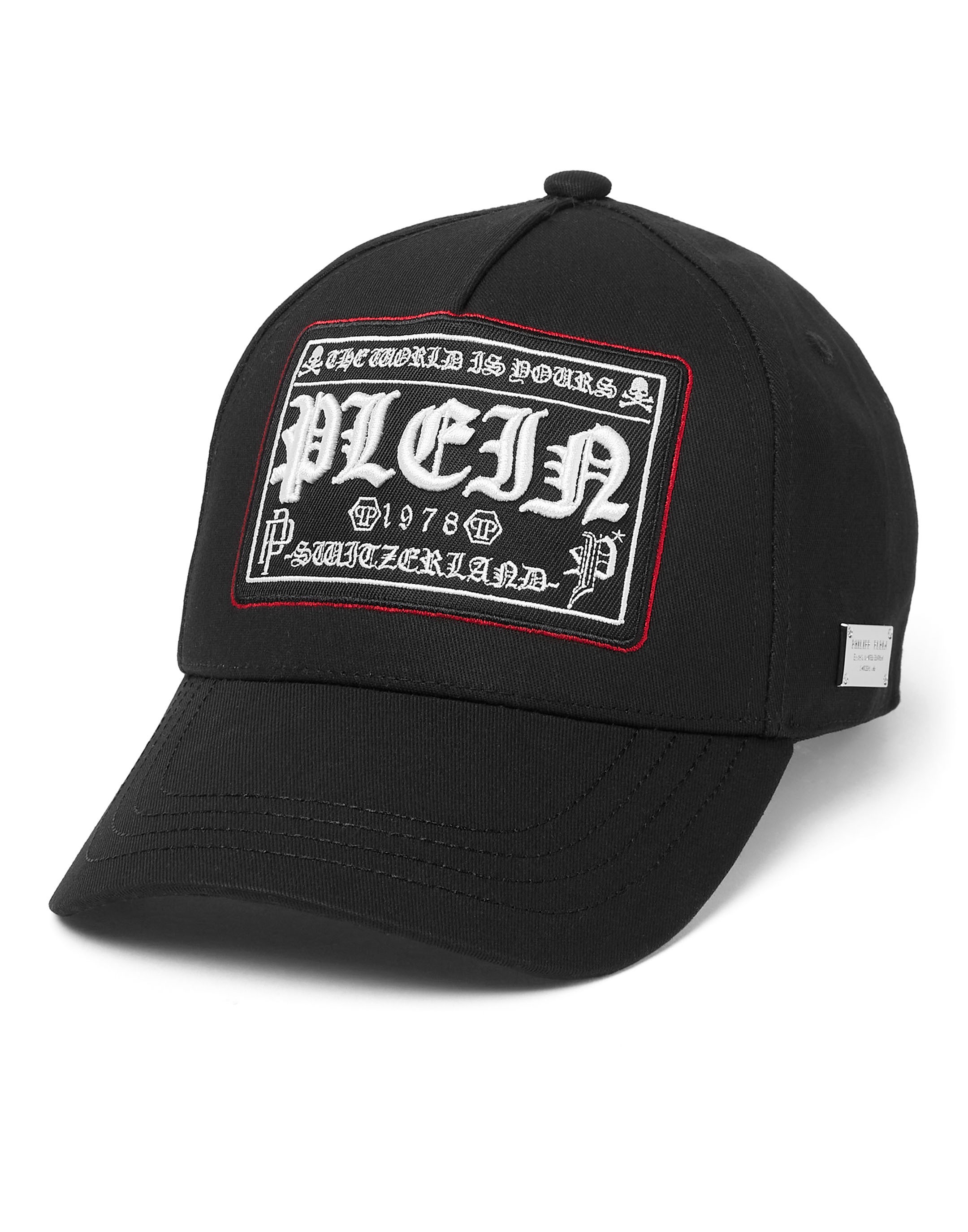 PHILIPP PLEIN Kinder Baseball Cap "Cap"0213, schwarz, rot, Caps