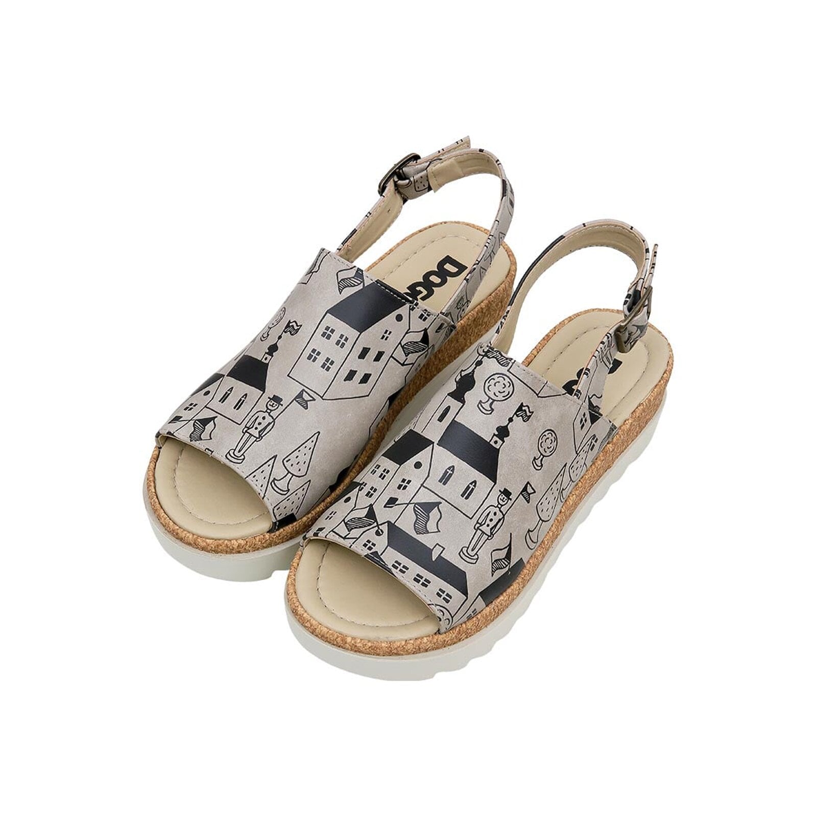 DOGO Sandalette »Gigi Toy Houses Damen Sandalen/ Sandaletten / Female«, Vegan