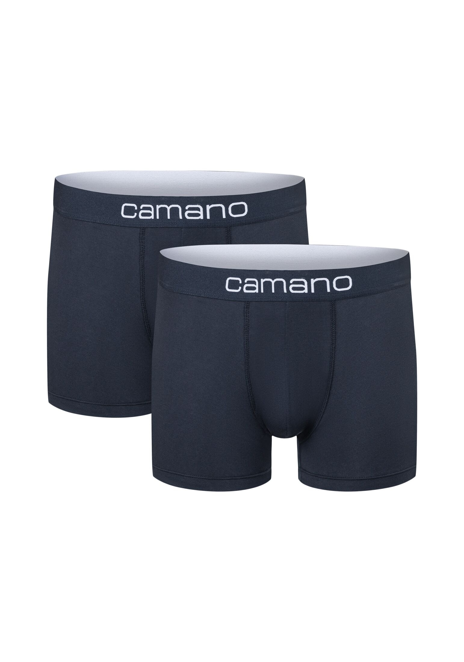 Camano Boxershorts »Boxershorts Unterhosen Herren elastischer Gummibund ohne«