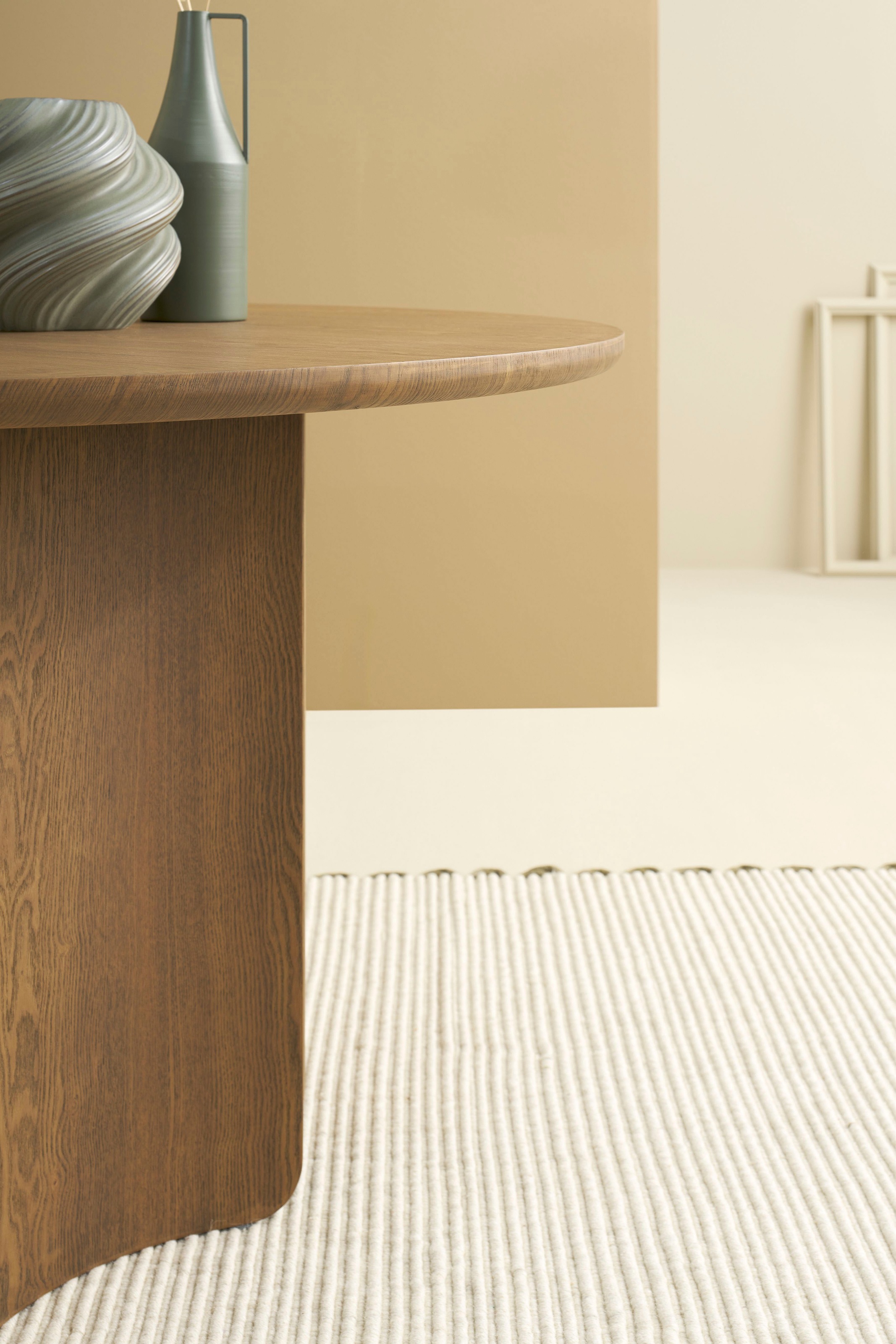 SCHÖNER WOHNEN-Kollektion Esstisch »HARSTAD« 1 Stk. tlg. 120 cm, mit variabel montierbarem Untergestell