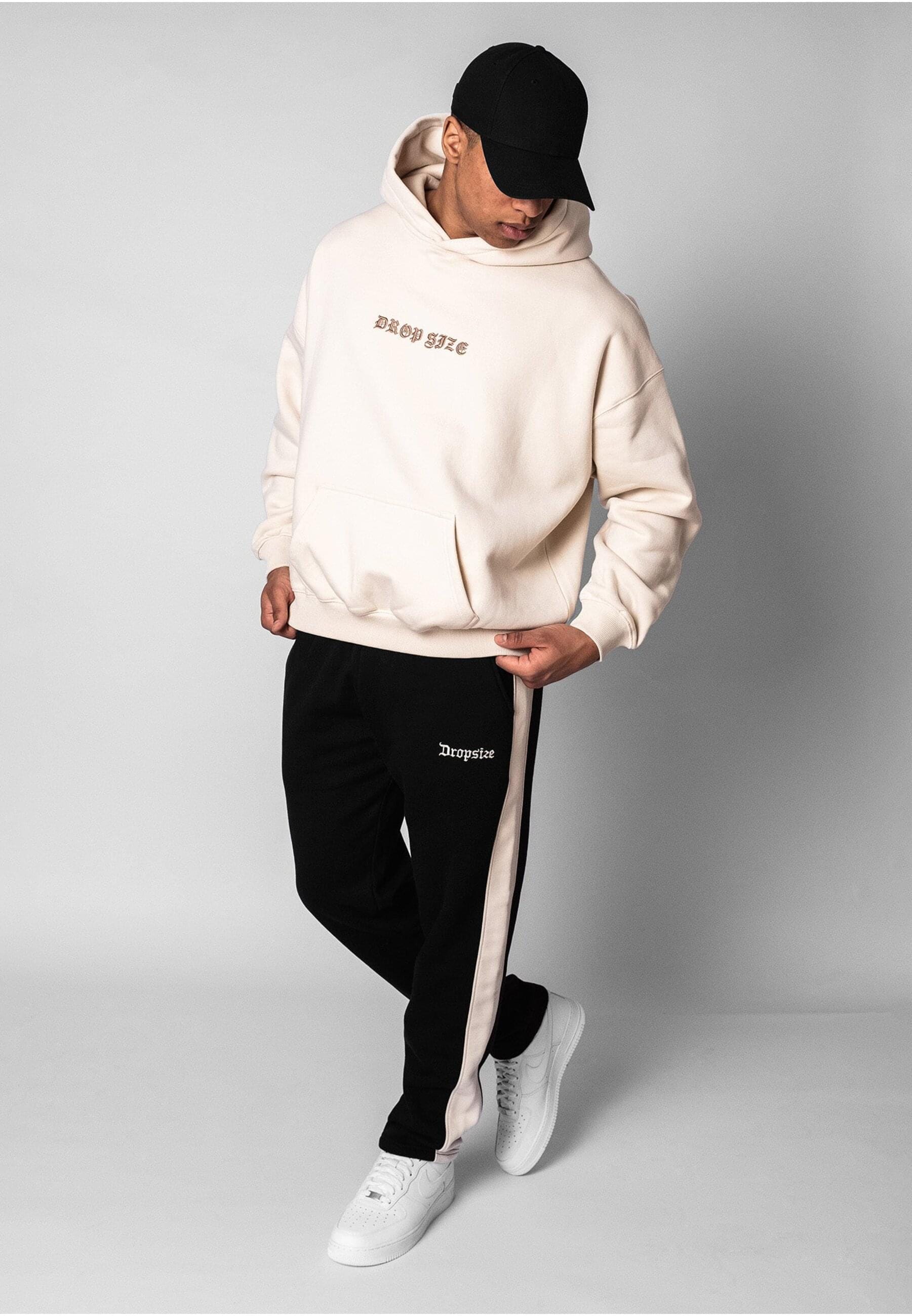 Dropsize Kapuzensweatshirt »Dropsize Herren Heavy Oversize Crime Hoodie«, (1 tlg.)